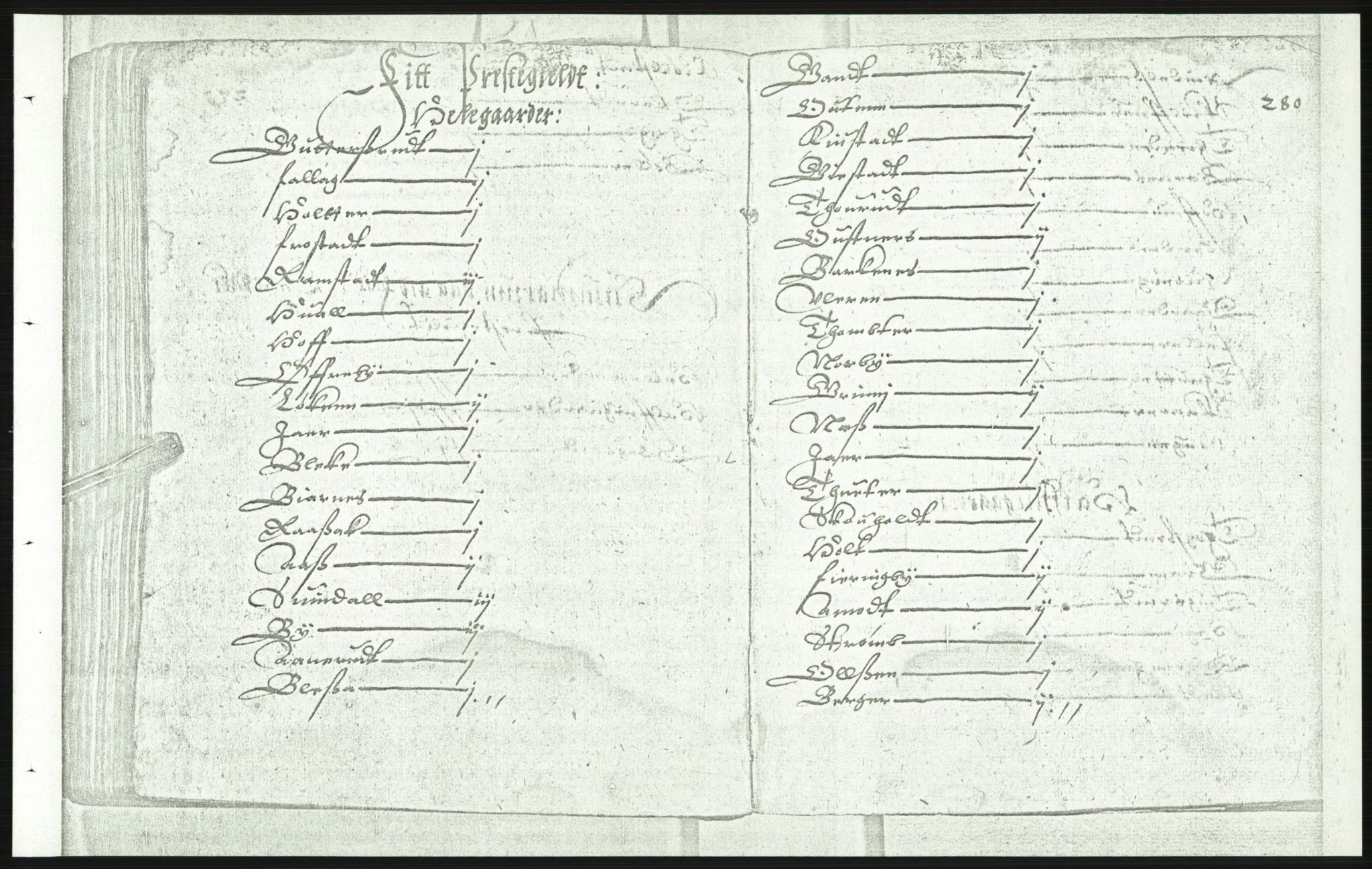 Manuskriptsamlingen, AV/RA-EA-3667/F/L0175d: Kopi av Universitetsbiblioteket, manuskript kvarto nr. 503, Manntall på fulle og halve og ødegårder uti Oslo og Hamar stift anno 1602, IV Nedre Romerike, Midtre og Øvre Borgesyssel, 1602, p. 279b-280a