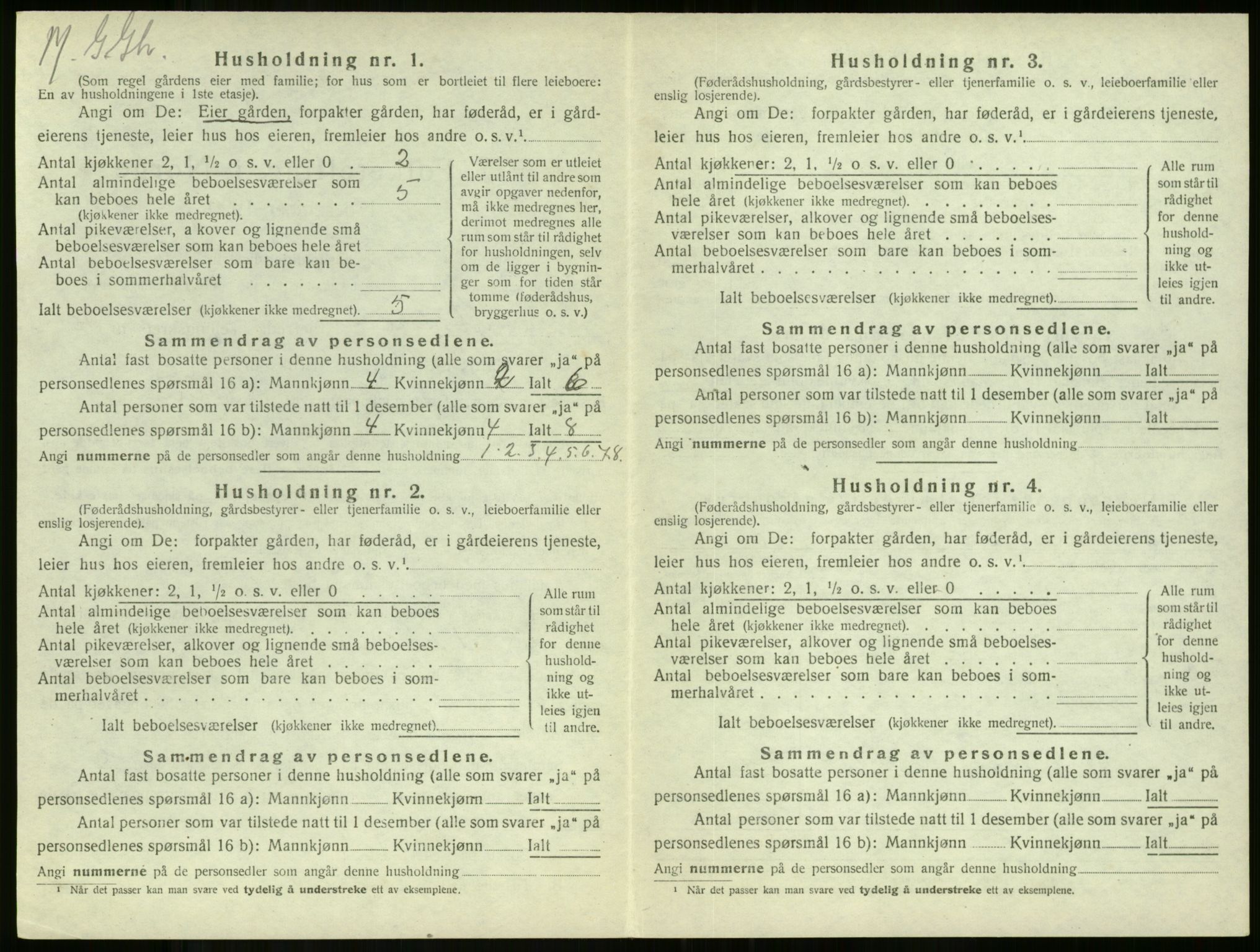 SAKO, 1920 census for Stokke, 1920, p. 1855