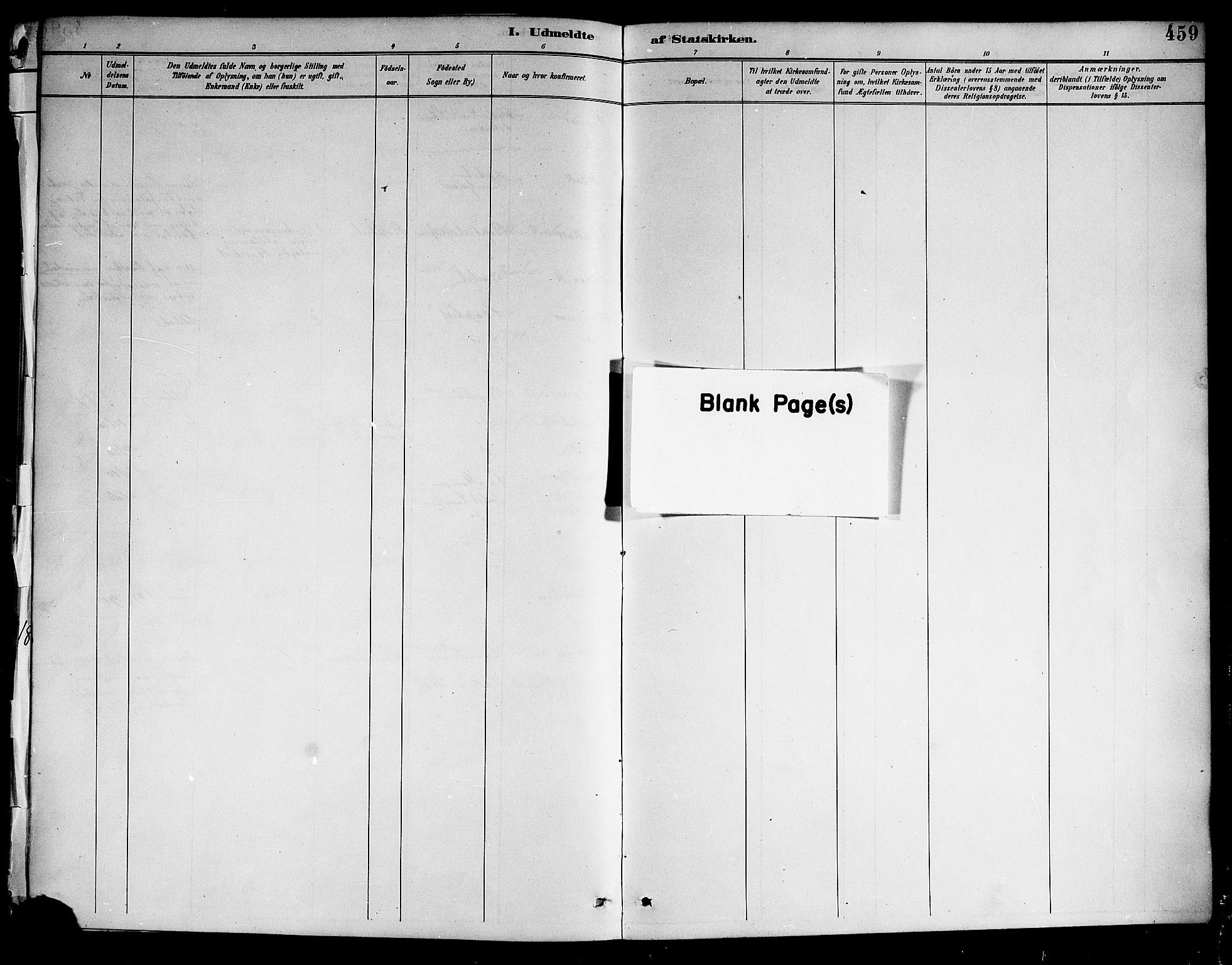 Ministerialprotokoller, klokkerbøker og fødselsregistre - Nordland, AV/SAT-A-1459/888/L1268: Parish register (copy) no. 888C06, 1891-1908, p. 459