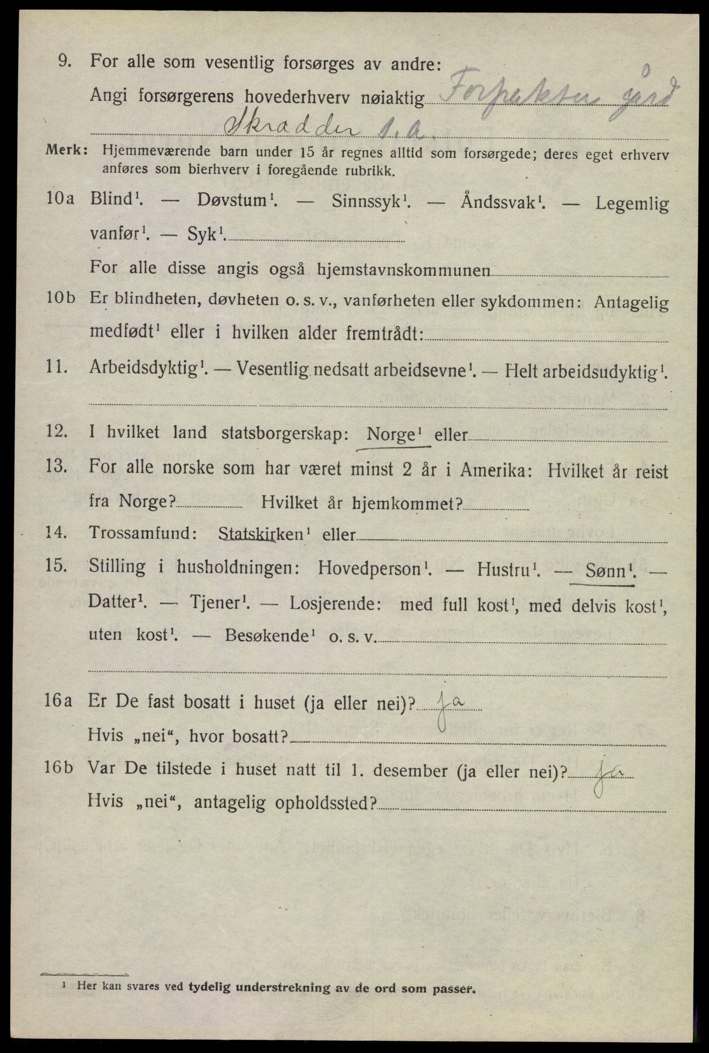 SAKO, 1920 census for Modum, 1920, p. 22100