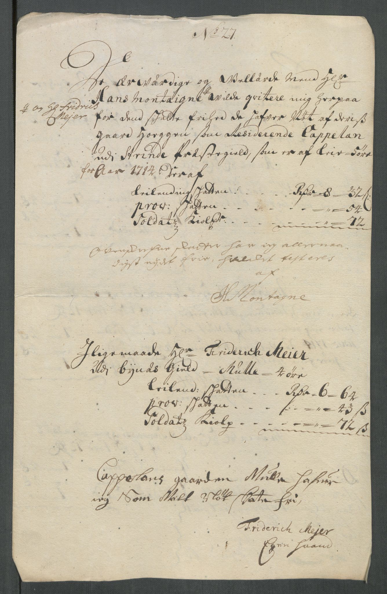 Rentekammeret inntil 1814, Reviderte regnskaper, Fogderegnskap, RA/EA-4092/R61/L4114: Fogderegnskap Strinda og Selbu, 1714, p. 199