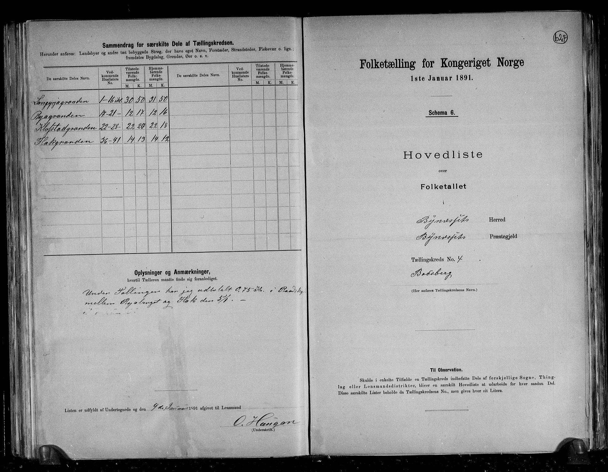 RA, 1891 census for 1655 Byneset, 1891, p. 11