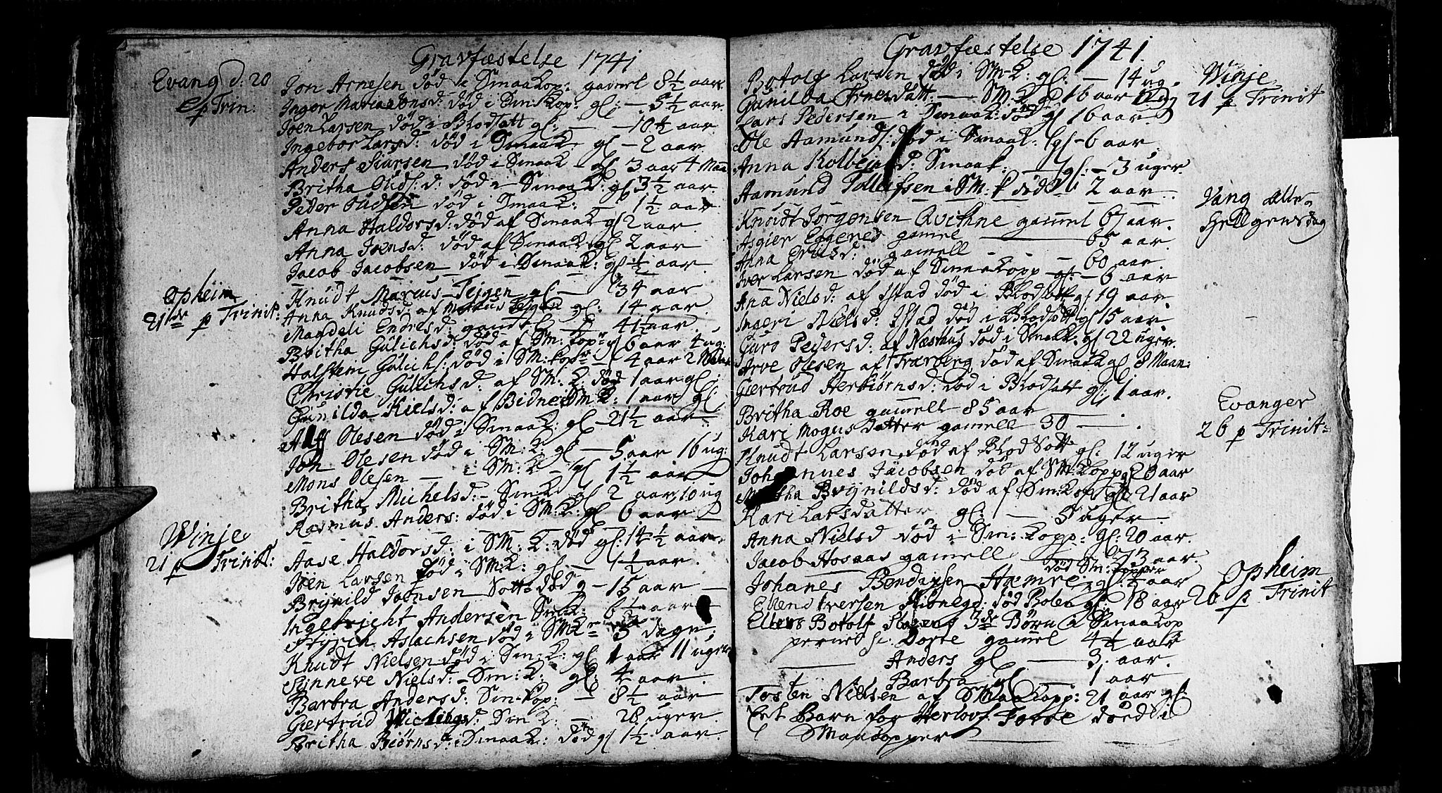 Voss sokneprestembete, AV/SAB-A-79001/H/Haa: Parish register (official) no. A 5, 1736-1743, p. 103