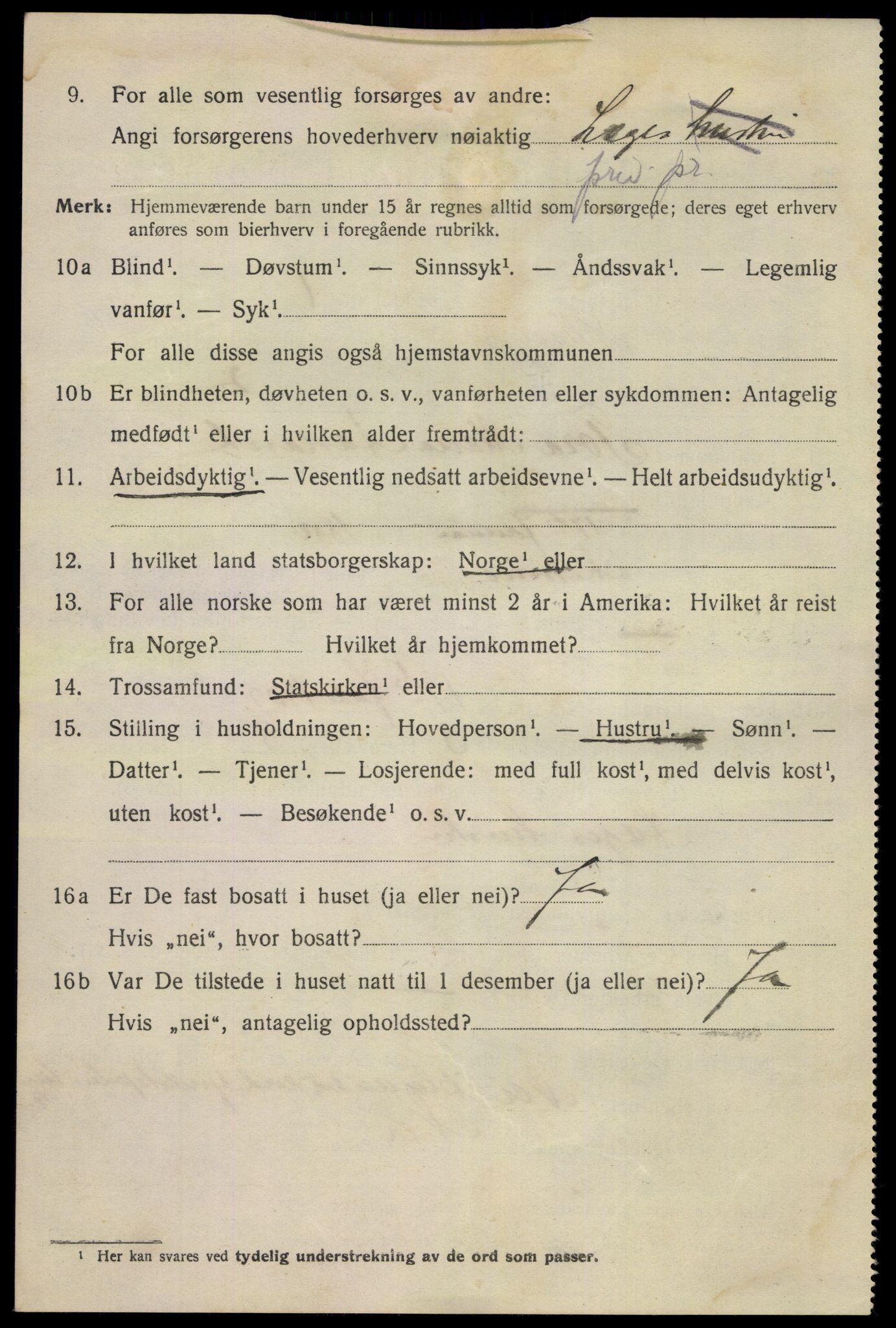 SAKO, 1920 census for Skien, 1920, p. 21835