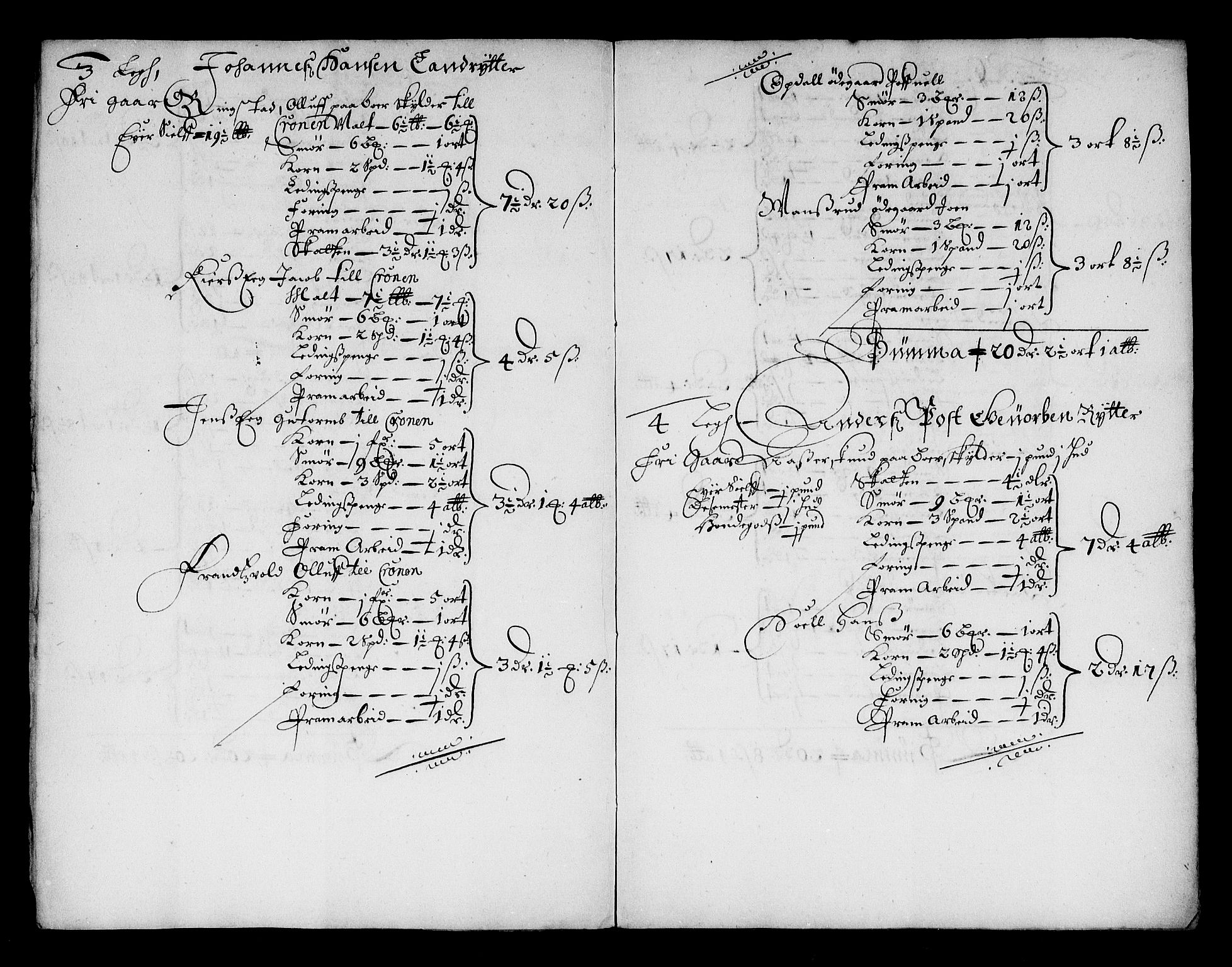 Rentekammeret inntil 1814, Reviderte regnskaper, Stiftamtstueregnskaper, Landkommissariatet på Akershus og Akershus stiftamt, AV/RA-EA-5869/R/Ra/L0021: Landkommissariatet på Akershus, 1664