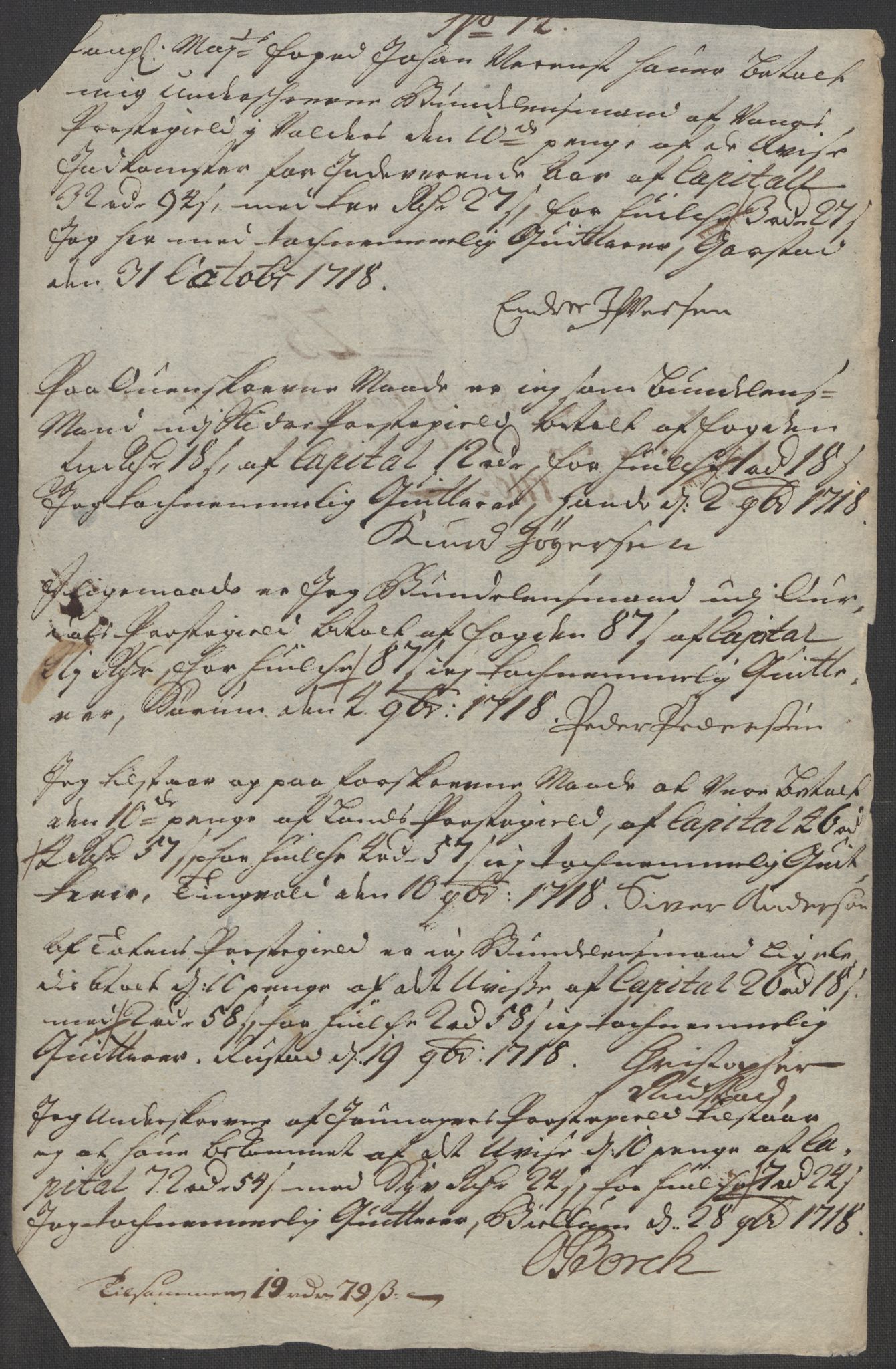 Rentekammeret inntil 1814, Reviderte regnskaper, Fogderegnskap, RA/EA-4092/R18/L1320: Fogderegnskap Hadeland, Toten og Valdres, 1718, p. 146