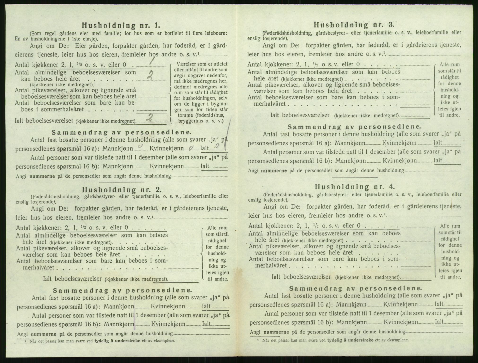 SAK, 1920 census for Froland, 1920, p. 684