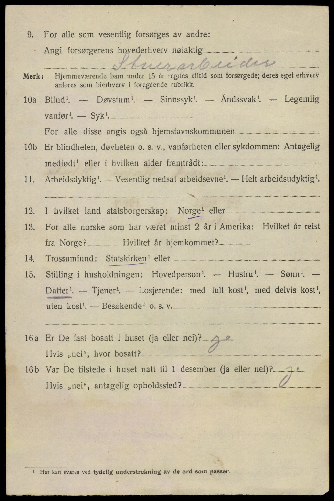 SAO, 1920 census for Fredrikstad, 1920, p. 31050