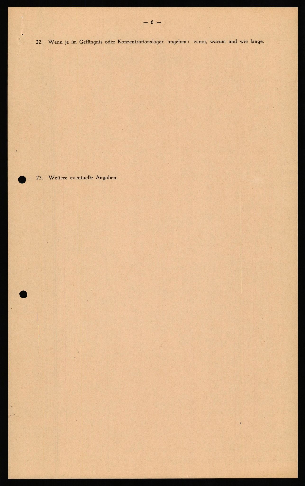 Forsvaret, Forsvarets overkommando II, AV/RA-RAFA-3915/D/Db/L0027: CI Questionaires. Tyske okkupasjonsstyrker i Norge. Tyskere., 1945-1946, p. 24