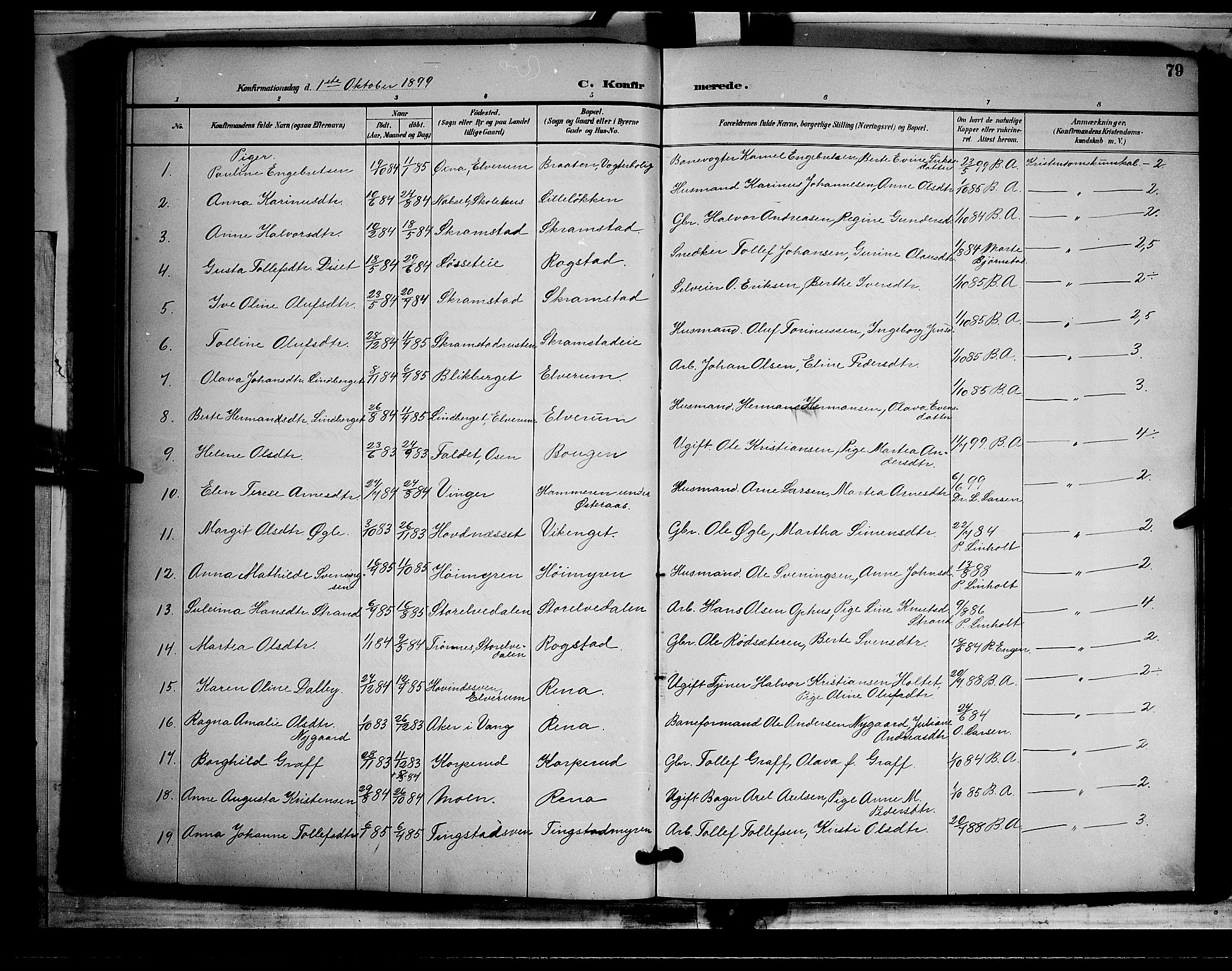 Åmot prestekontor, Hedmark, AV/SAH-PREST-056/H/Ha/Hab/L0002: Parish register (copy) no. 2, 1896-1906, p. 79