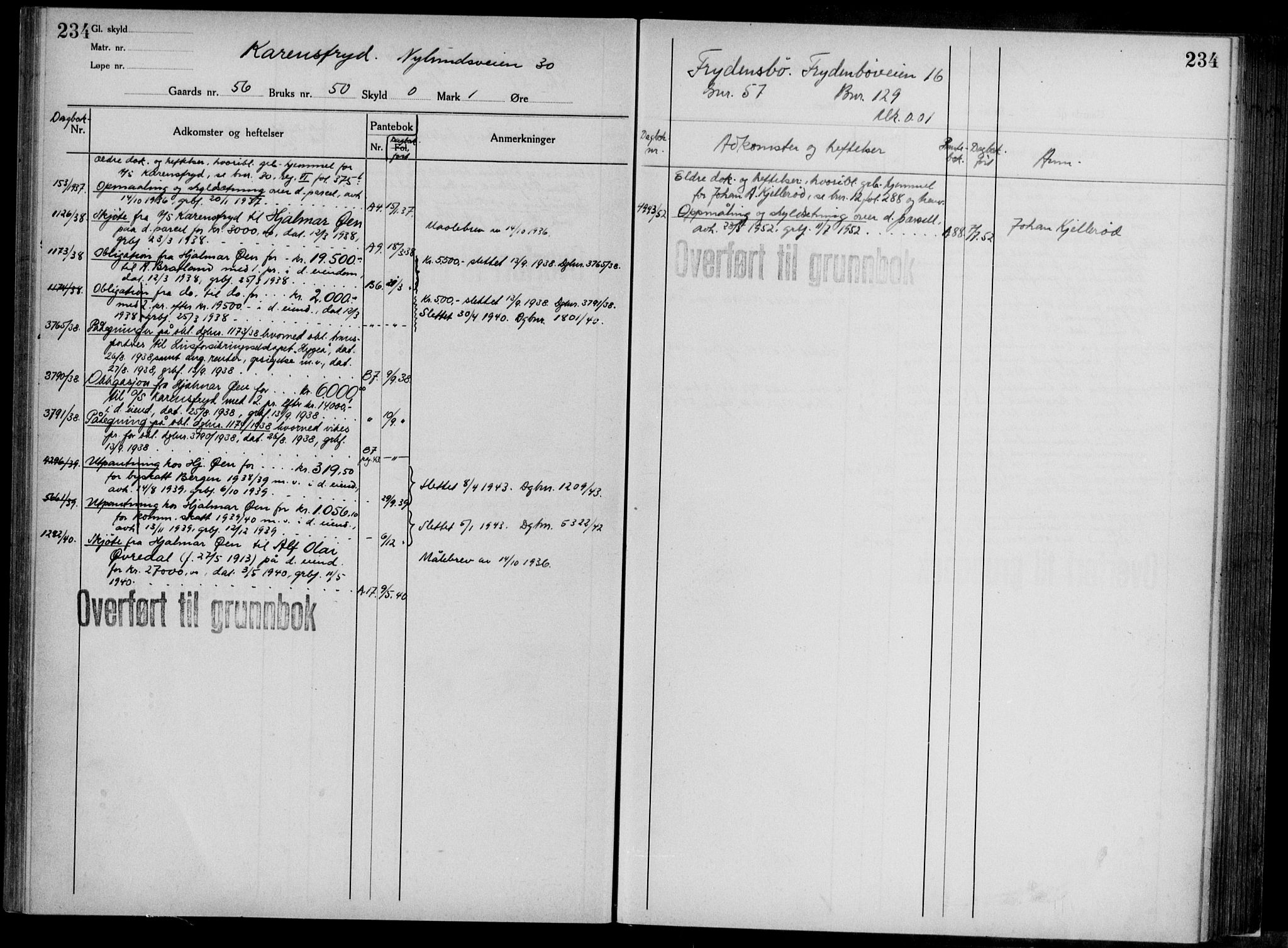 Midhordland sorenskriveri, AV/SAB-A-3001/1/G/Ga/Gab/L0117: Mortgage register no. II.A.b.117, p. 234