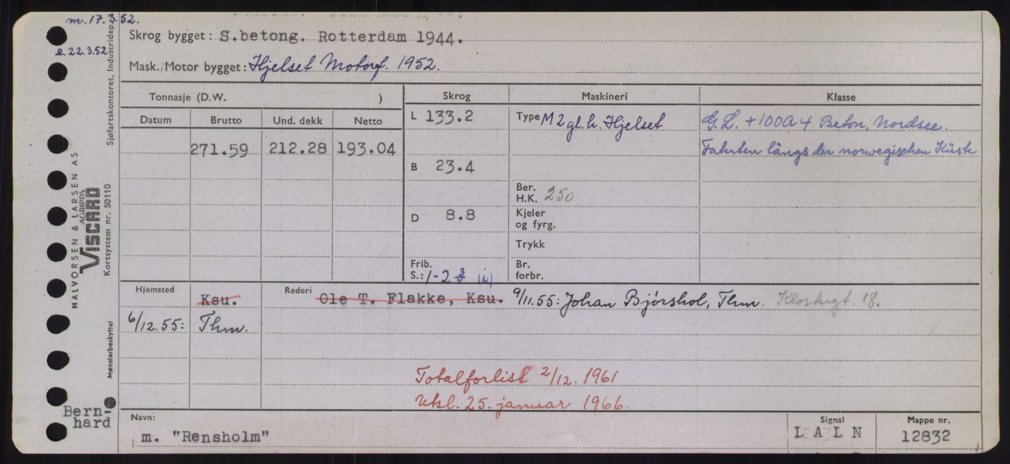 Sjøfartsdirektoratet med forløpere, Skipsmålingen, AV/RA-S-1627/H/Hd/L0030: Fartøy, Q-Riv, p. 431