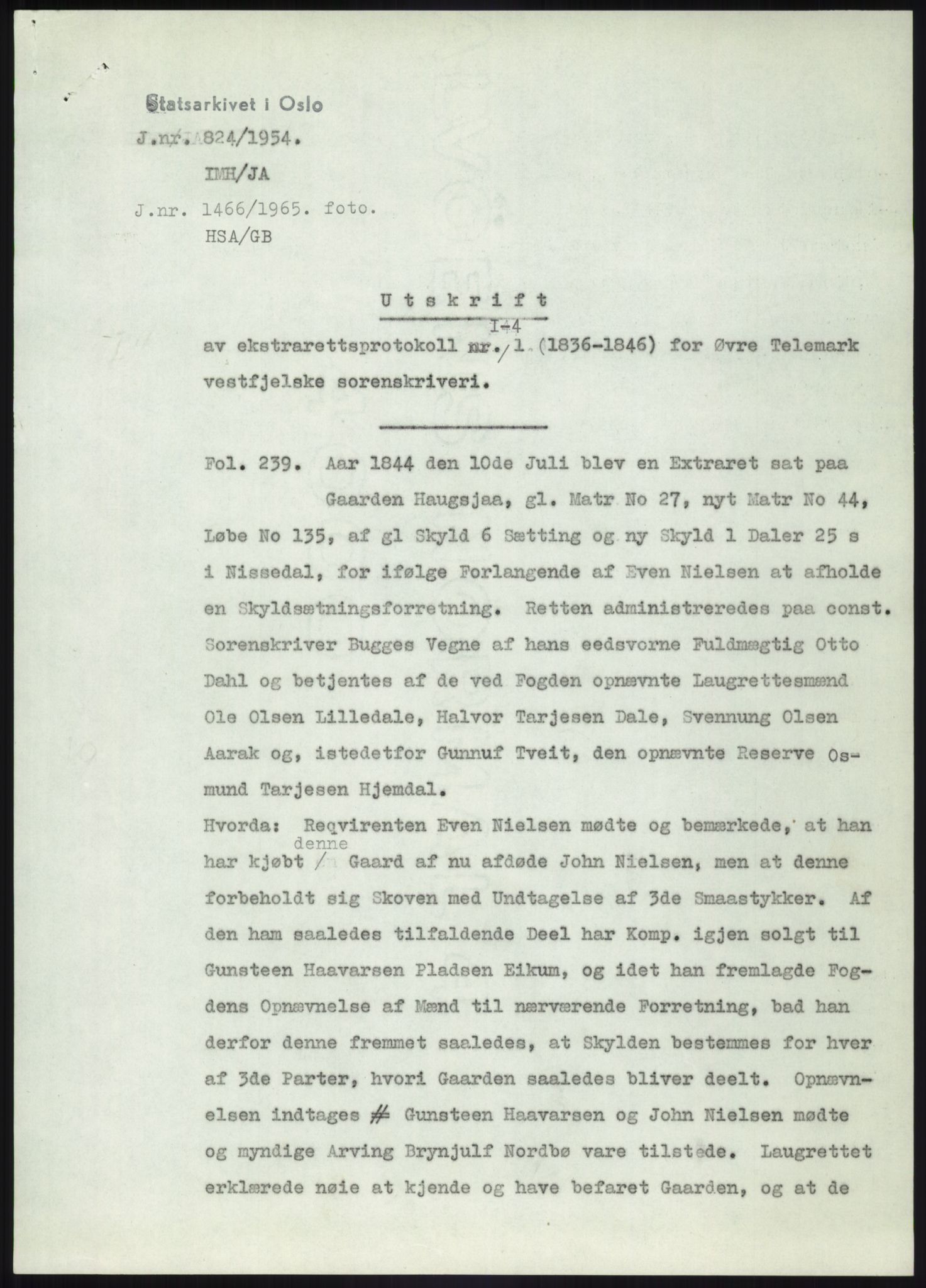 Statsarkivet i Kongsberg, SAKO/A-0001, 1944-1954, p. 410