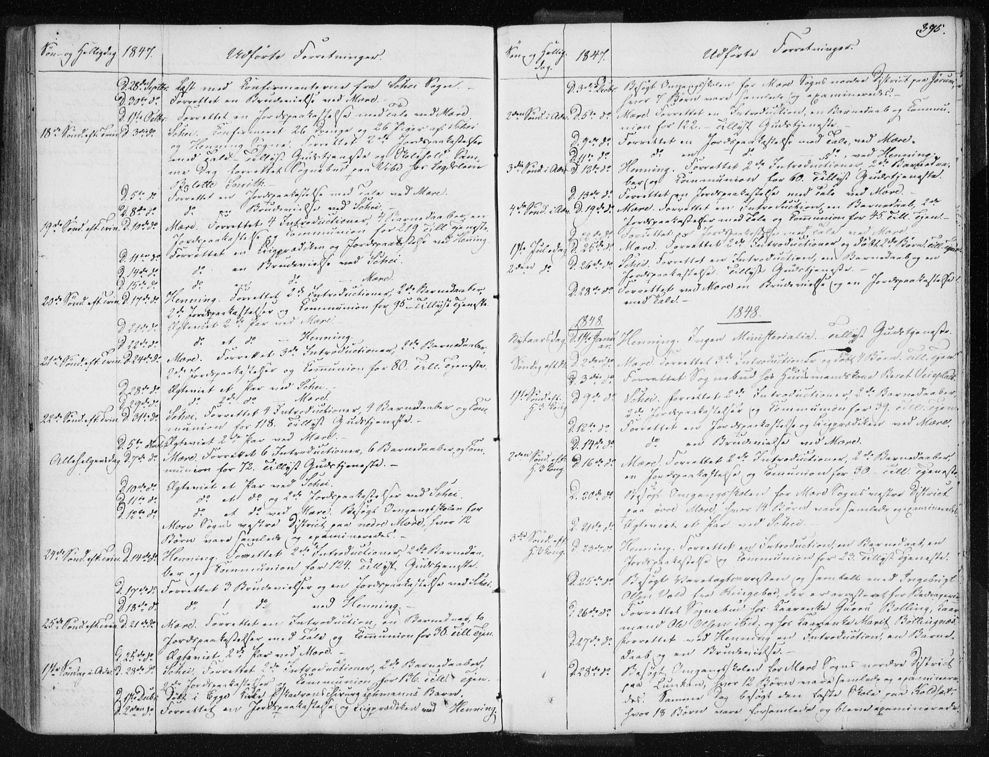 Ministerialprotokoller, klokkerbøker og fødselsregistre - Nord-Trøndelag, SAT/A-1458/735/L0339: Parish register (official) no. 735A06 /1, 1836-1848, p. 395