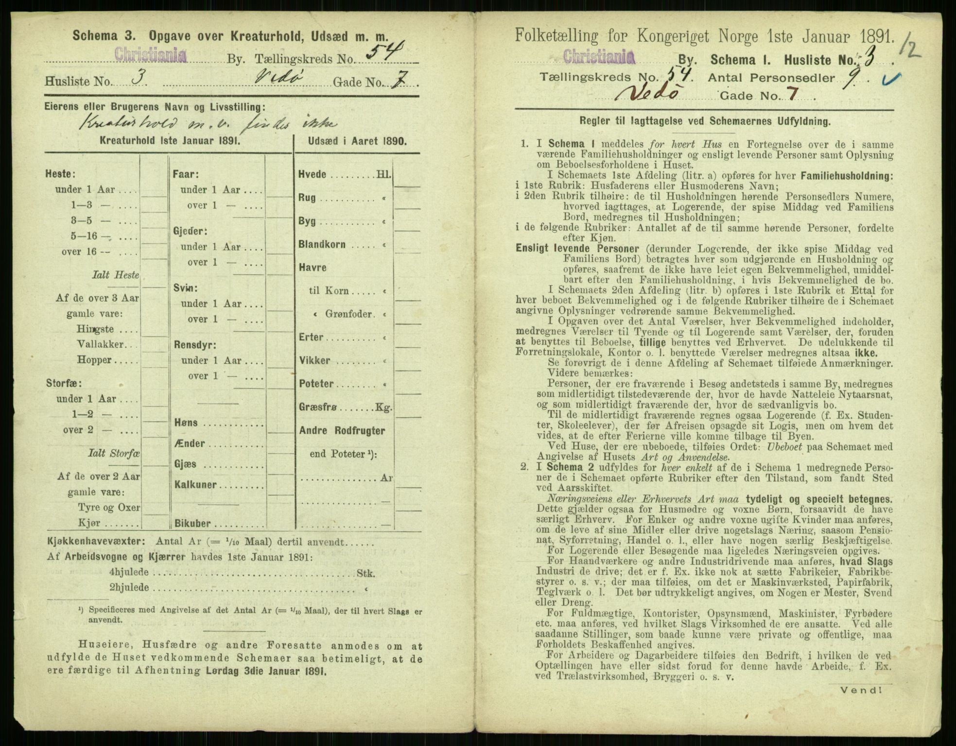 RA, 1891 census for 0301 Kristiania, 1891, p. 29957