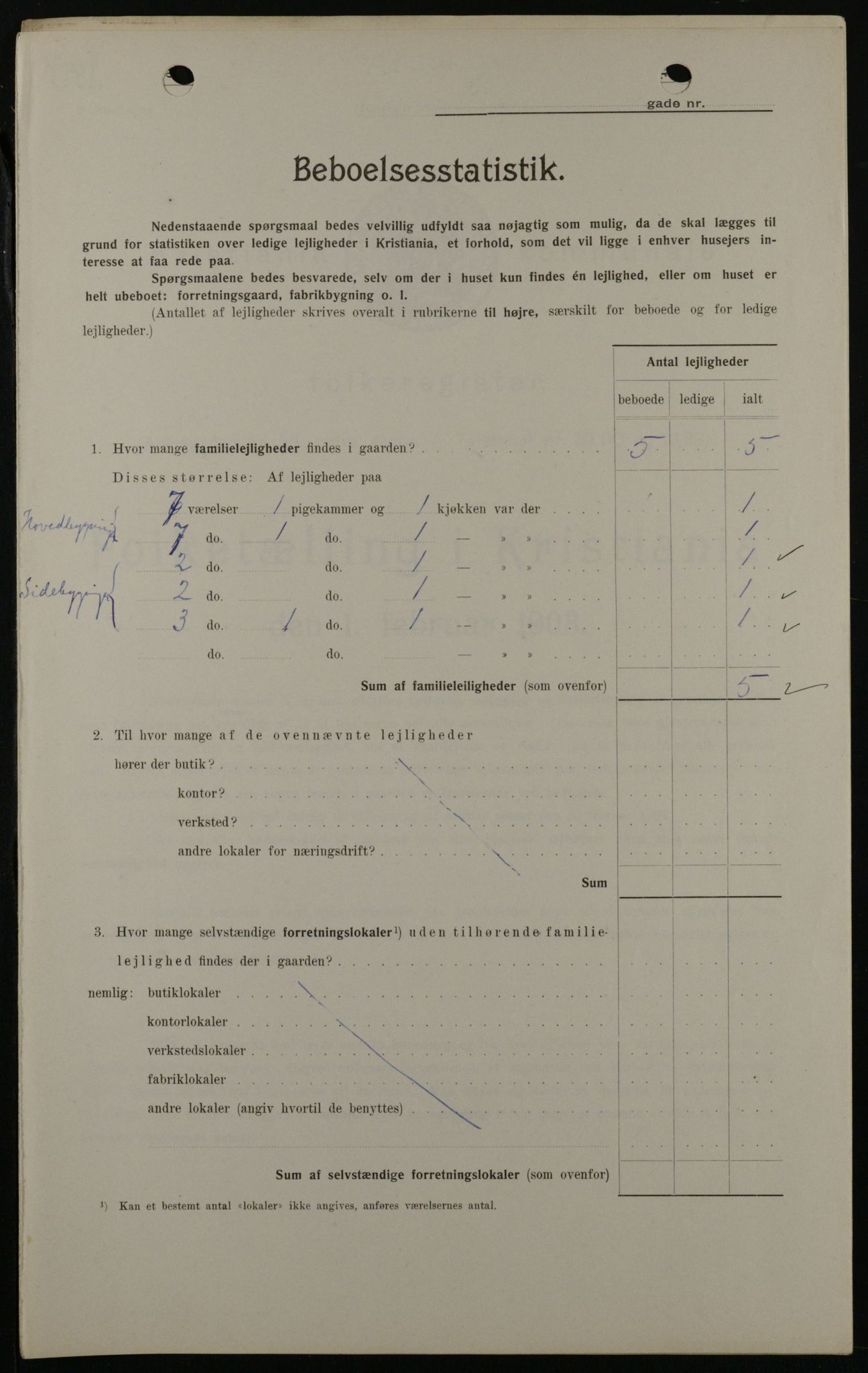 OBA, Municipal Census 1908 for Kristiania, 1908, p. 29195