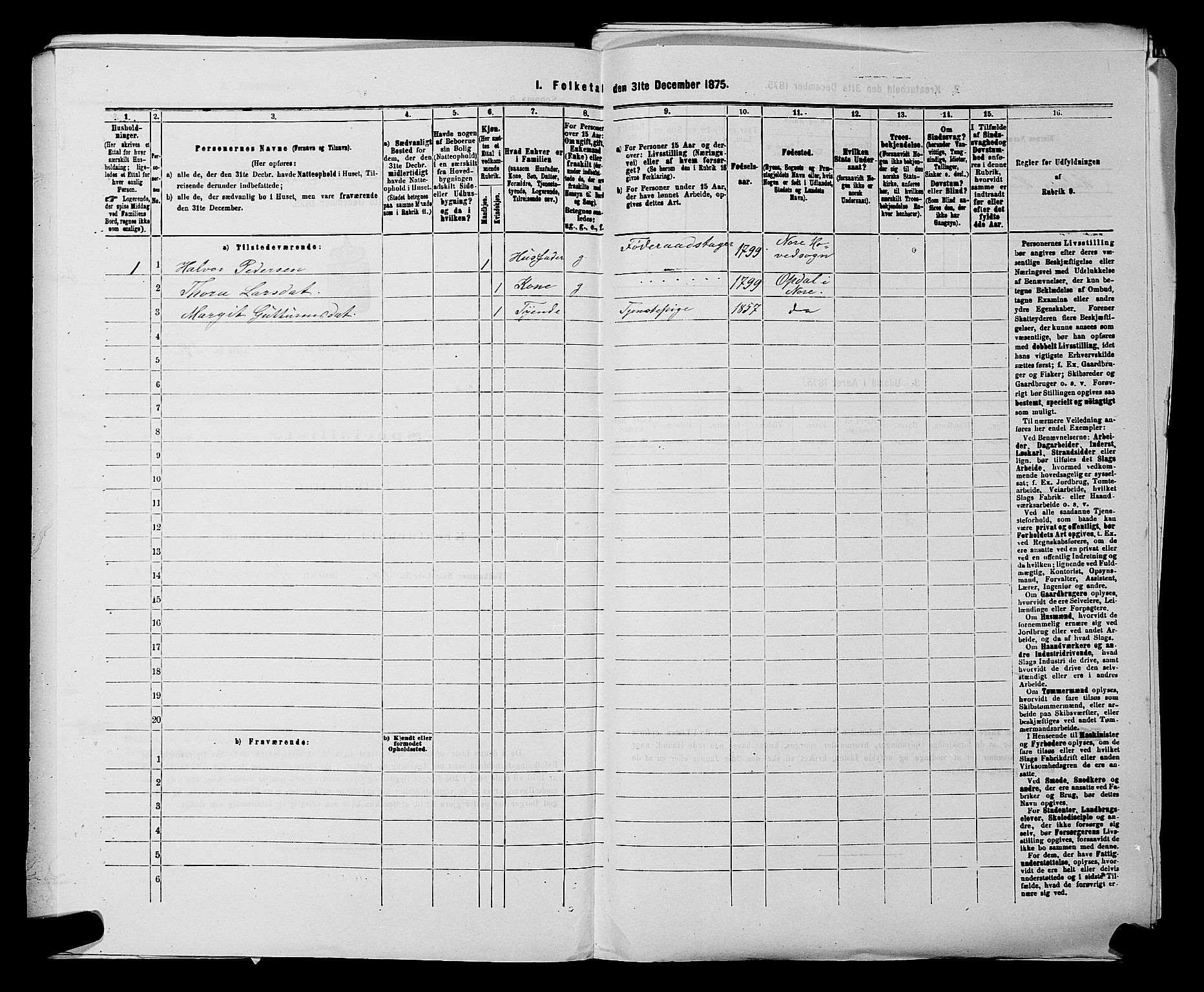 SAKO, 1875 census for 0633P Nore, 1875, p. 573