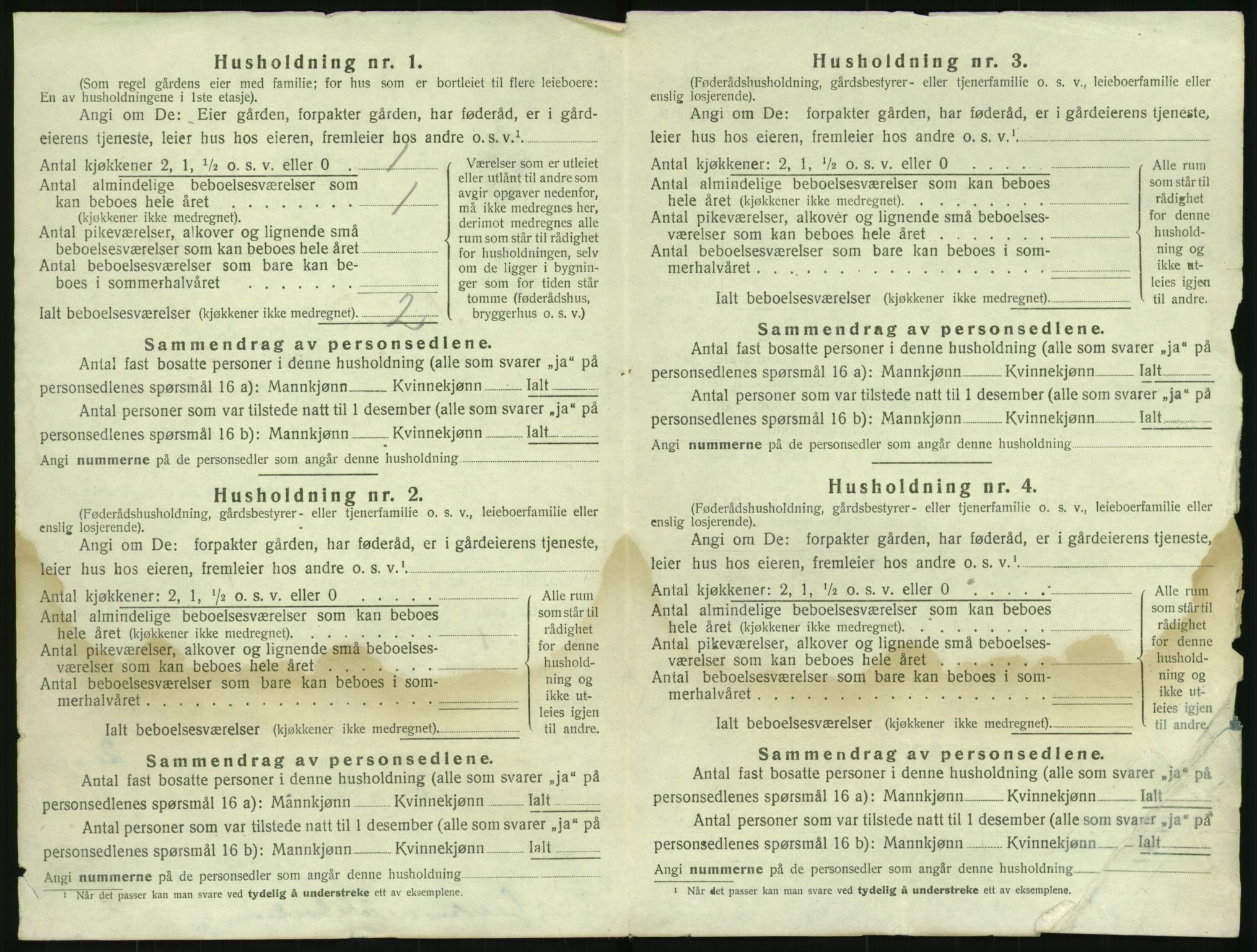 SAKO, 1920 census for Sauherad, 1920, p. 1516