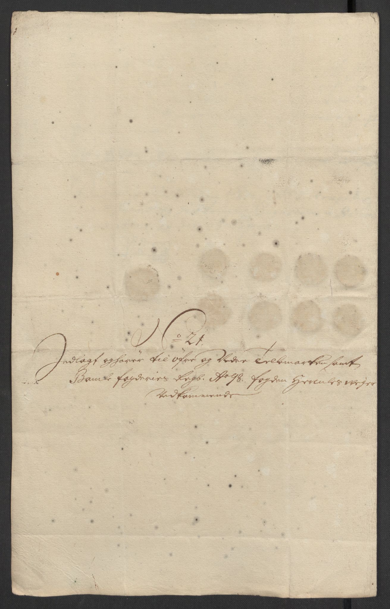 Rentekammeret inntil 1814, Reviderte regnskaper, Fogderegnskap, AV/RA-EA-4092/R36/L2099: Fogderegnskap Øvre og Nedre Telemark og Bamble, 1698, p. 255