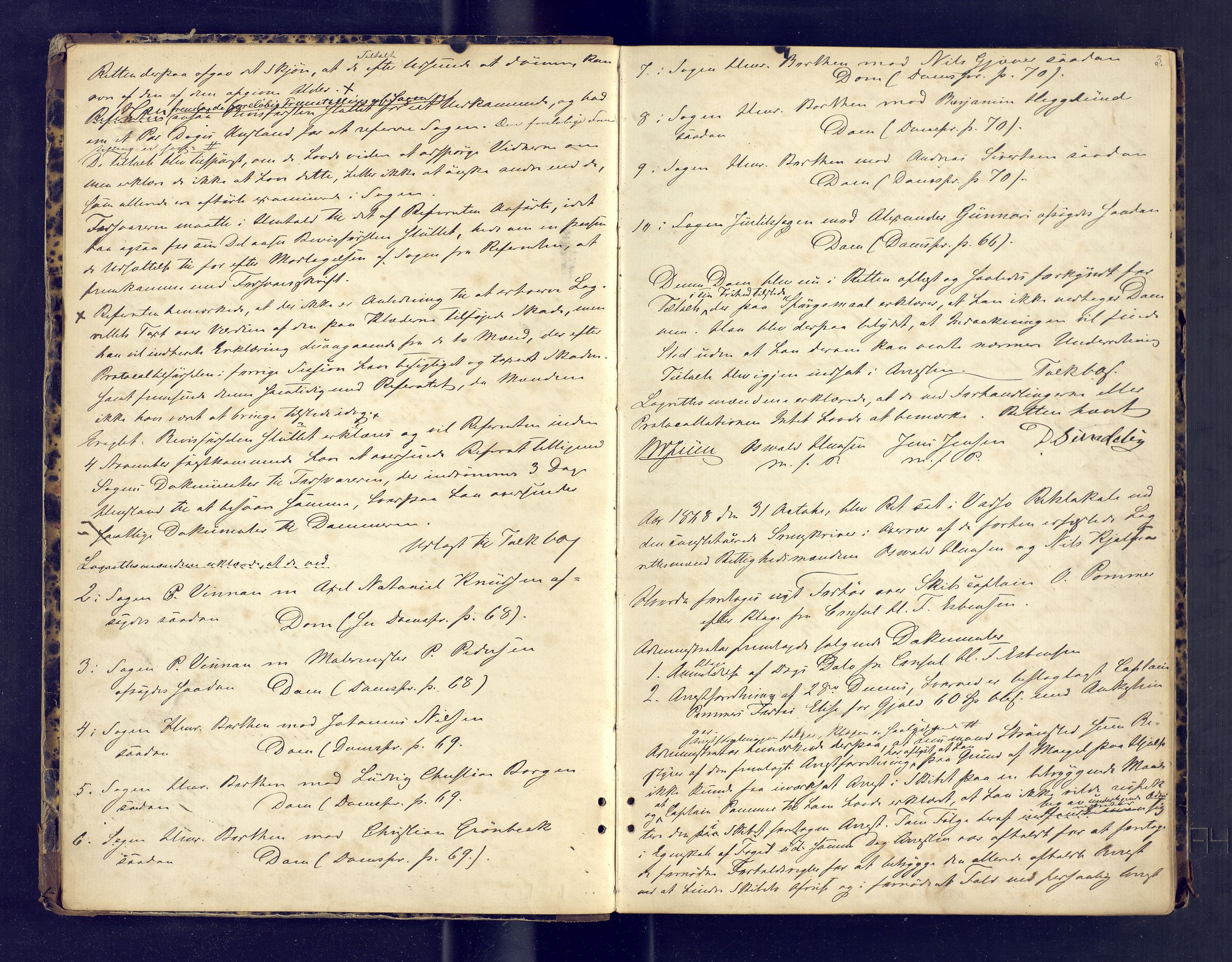 Varanger fogderi-sorenskriveri/Tana og Varanger sorenskriveri, AV/SATØ-S-0059/1/K/Ka/Kab/L0252: Ekstrarettsprotokoller. 1. serie. (3), 1868-1873, p. 3