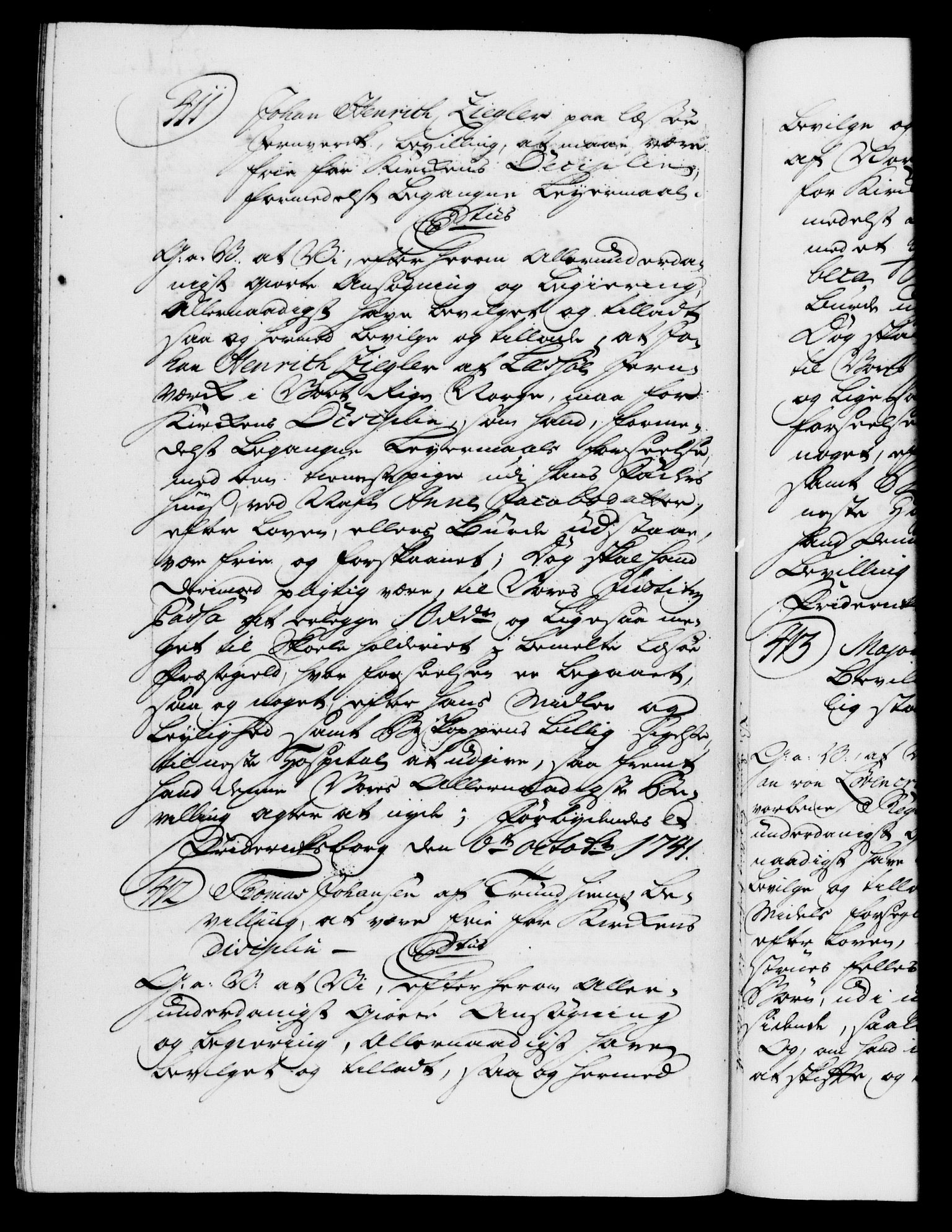 Danske Kanselli 1572-1799, AV/RA-EA-3023/F/Fc/Fca/Fcaa/L0032: Norske registre, 1741-1742, p. 271b