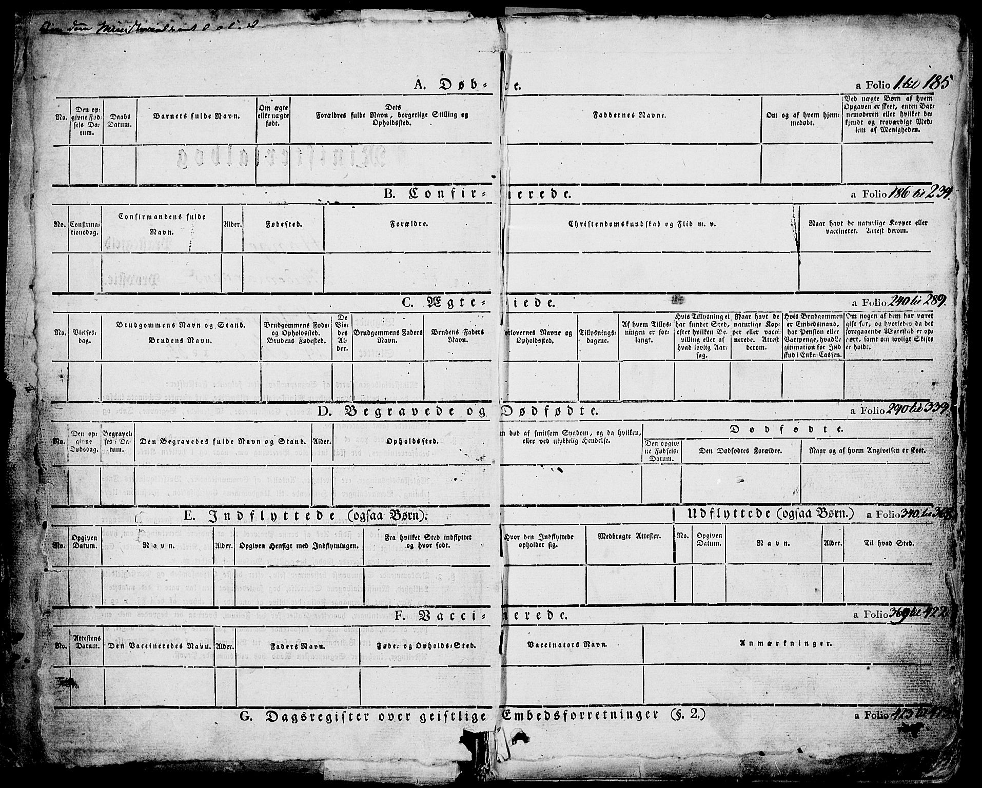 Stange prestekontor, SAH/PREST-002/K/L0009: Parish register (official) no. 9, 1826-1835