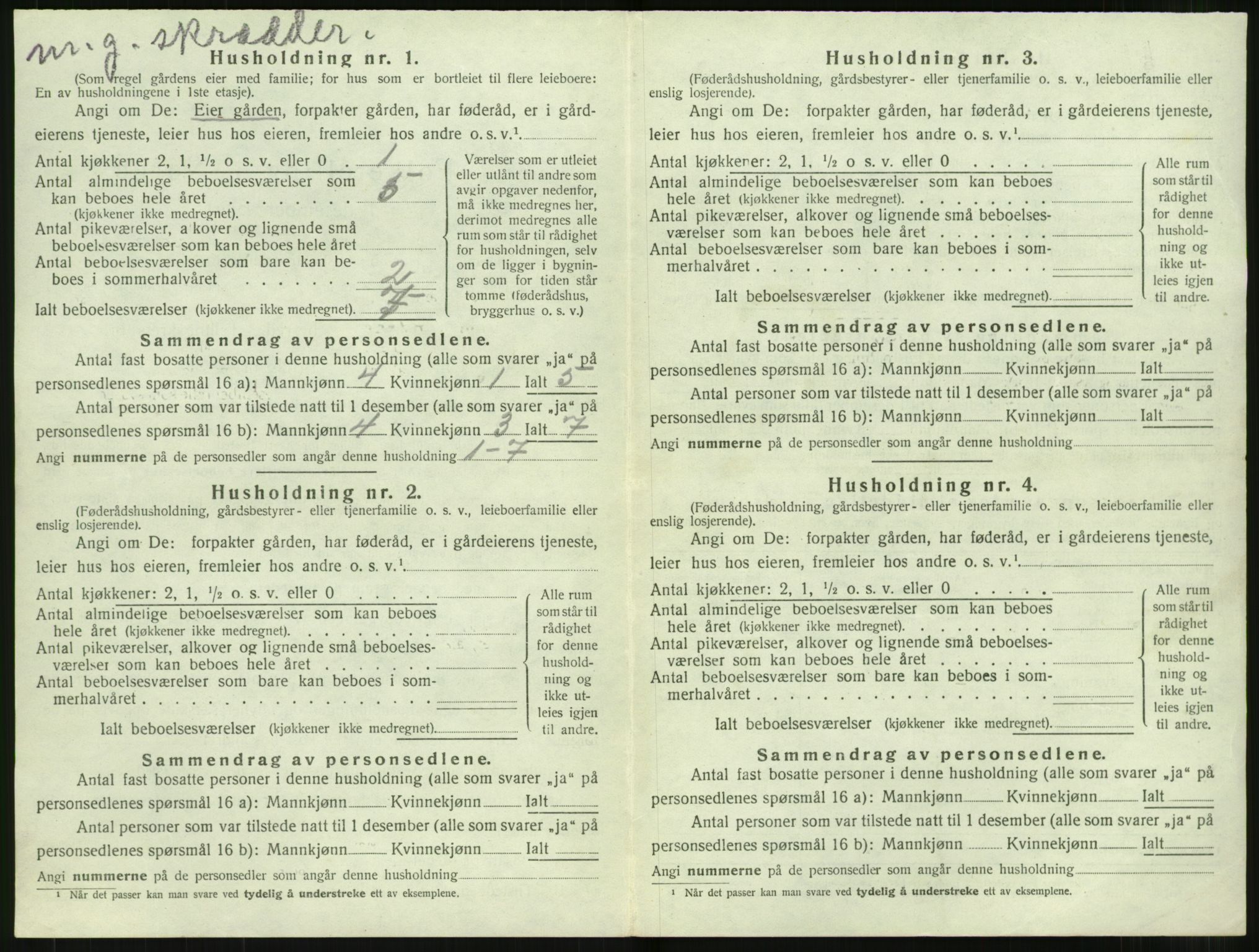 SAT, 1920 census for Ørskog, 1920, p. 629