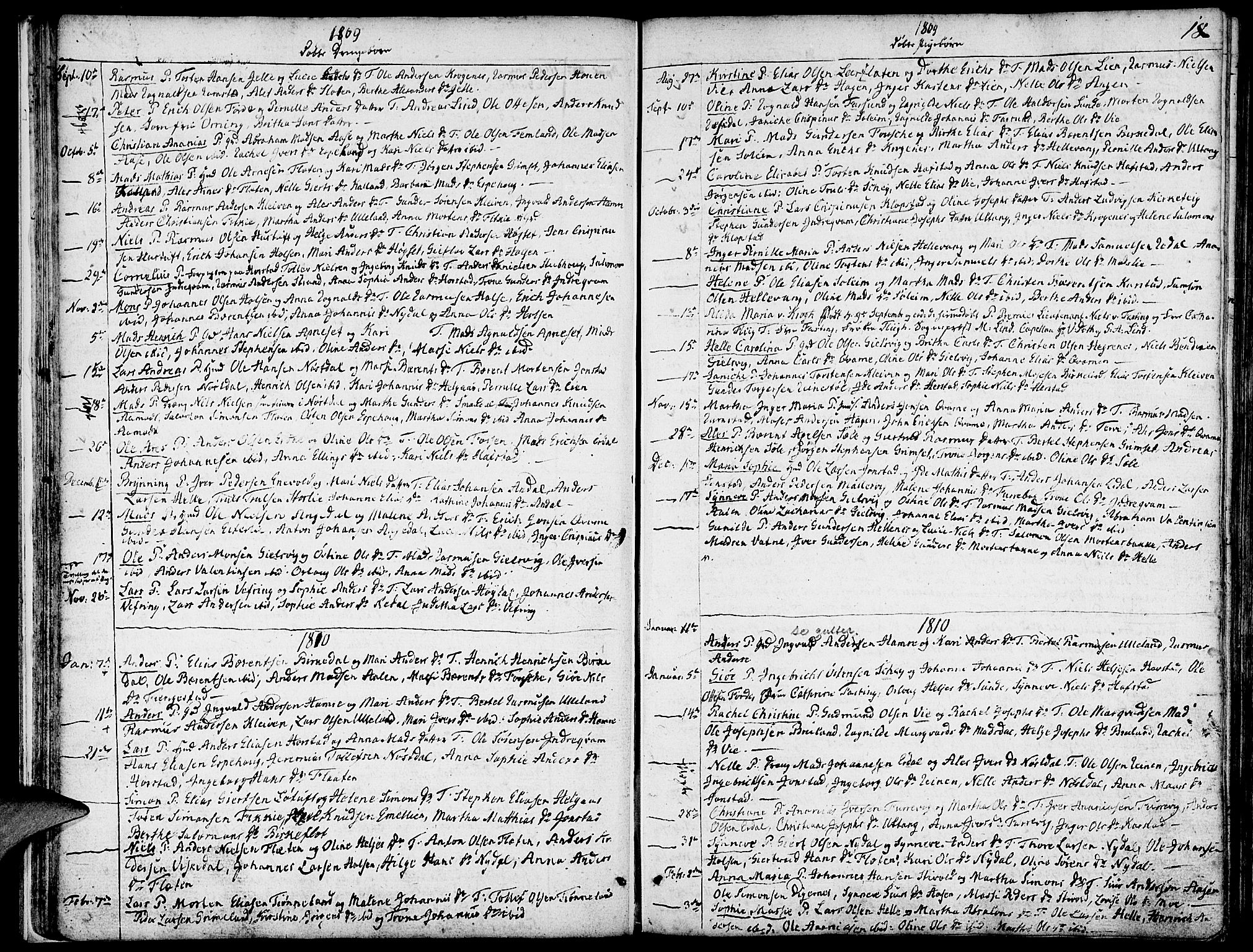 Førde sokneprestembete, SAB/A-79901/H/Haa/Haaa/L0005: Parish register (official) no. A 5, 1803-1821, p. 18
