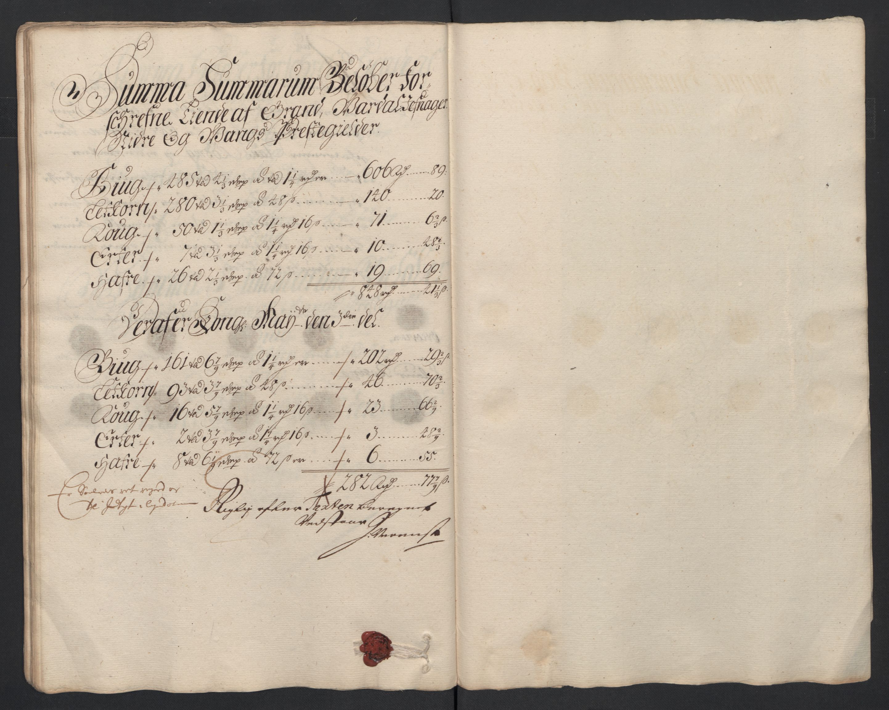 Rentekammeret inntil 1814, Reviderte regnskaper, Fogderegnskap, AV/RA-EA-4092/R18/L1294: Fogderegnskap Hadeland, Toten og Valdres, 1696, p. 59