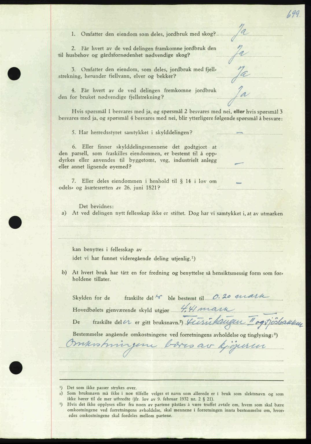 Nordmøre sorenskriveri, AV/SAT-A-4132/1/2/2Ca: Mortgage book no. A106, 1947-1947, Diary no: : 2564/1947