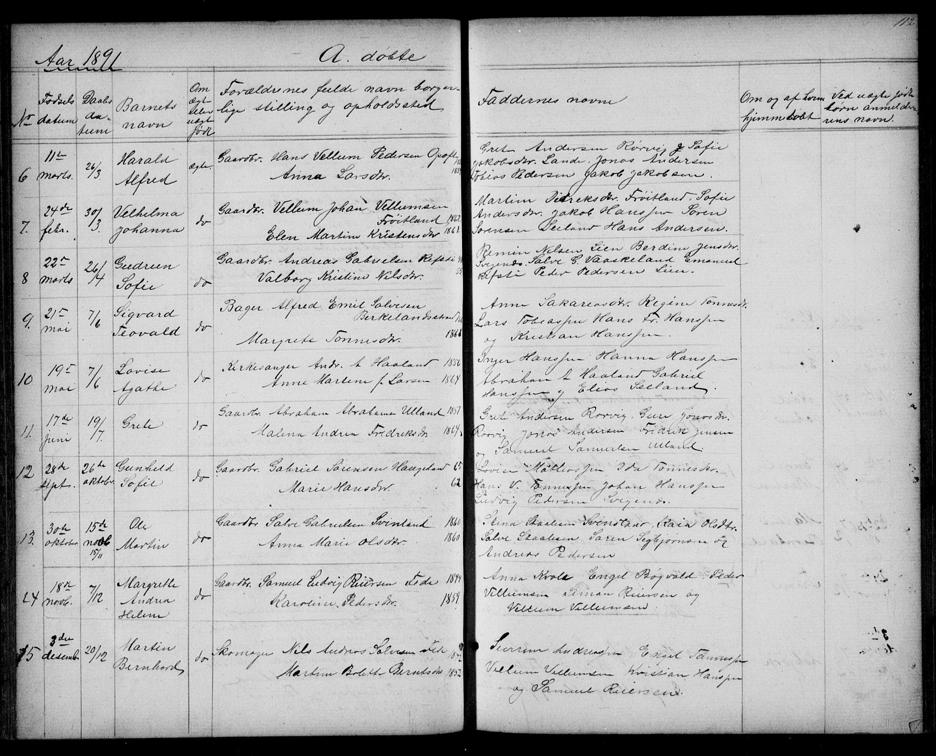 Kvinesdal sokneprestkontor, SAK/1111-0026/F/Fb/Fba/L0003: Parish register (copy) no. B 3, 1858-1893, p. 112