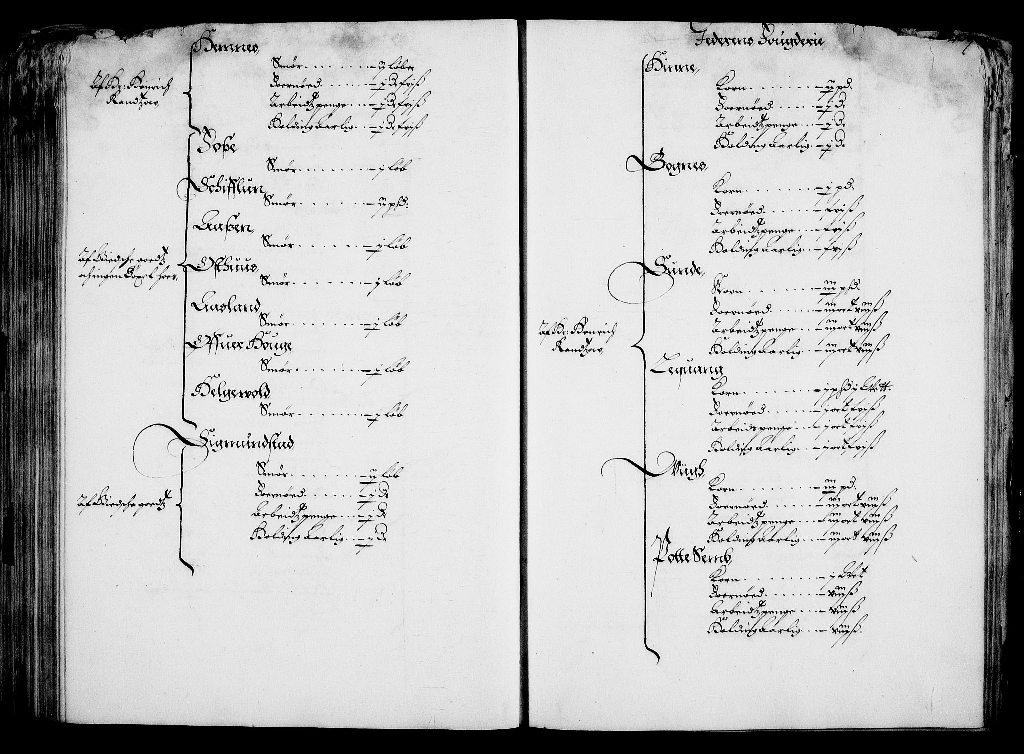 Rentekammeret inntil 1814, Realistisk ordnet avdeling, AV/RA-EA-4070/On/L0001/0001: Statens gods / [Jj 1]: Jordebok over Hannibal Sehesteds gods, 1651, p. 197