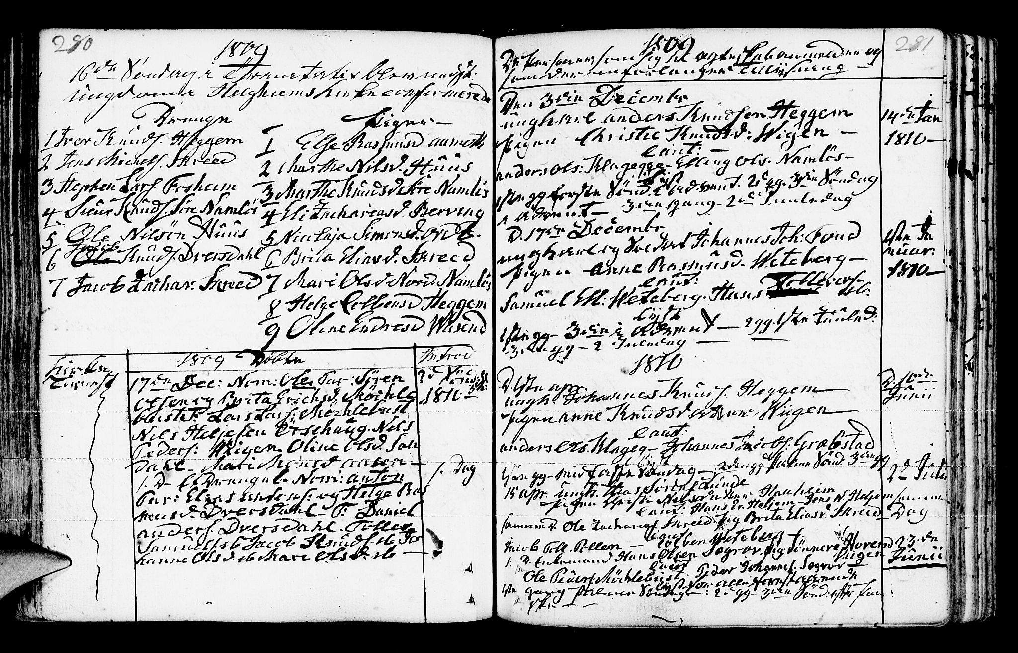 Jølster sokneprestembete, SAB/A-80701/H/Haa/Haaa/L0006: Parish register (official) no. A 6, 1790-1821, p. 280-281