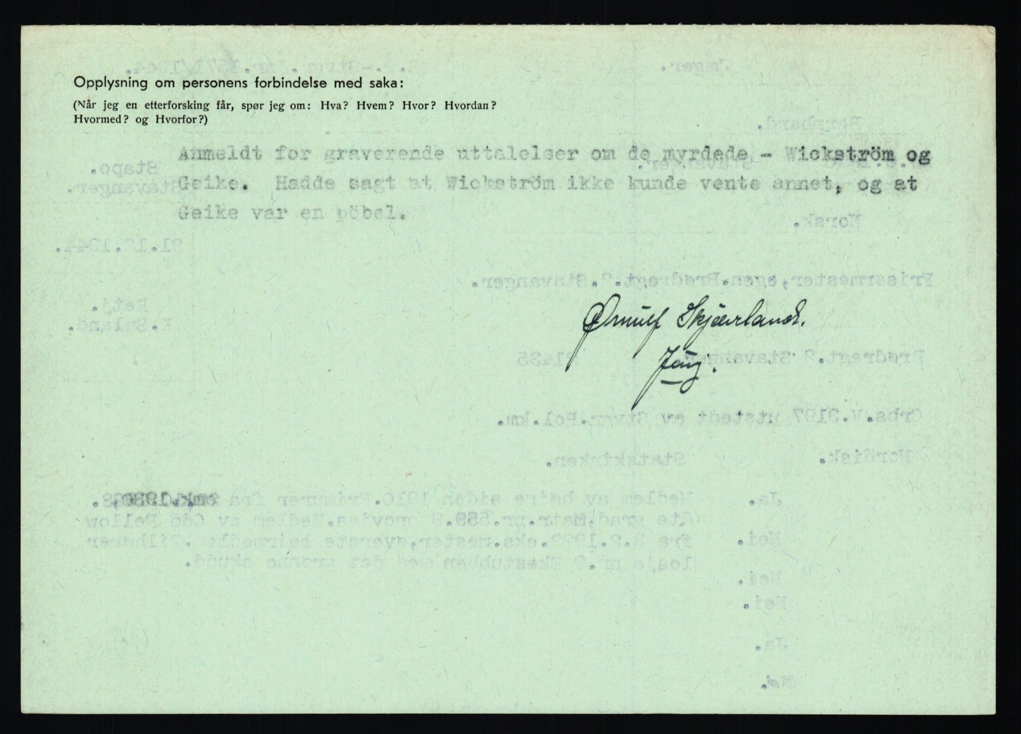 Statspolitiet - Hovedkontoret / Osloavdelingen, AV/RA-S-1329/C/Ca/L0008: Johan(nes)sen - Knoph, 1943-1945, p. 2649