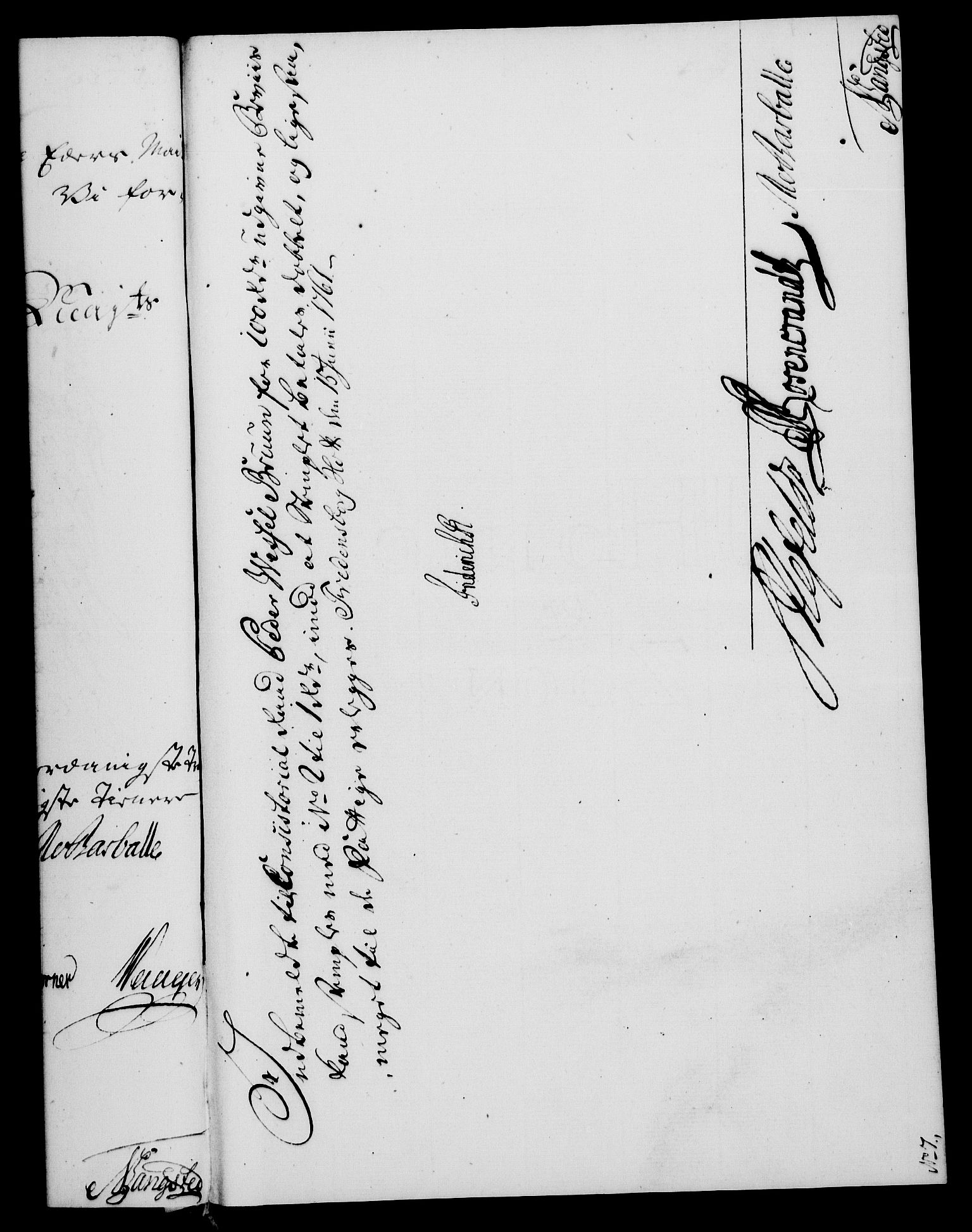 Rentekammeret, Kammerkanselliet, RA/EA-3111/G/Gf/Gfa/L0043: Norsk relasjons- og resolusjonsprotokoll (merket RK 52.43), 1761, p. 256