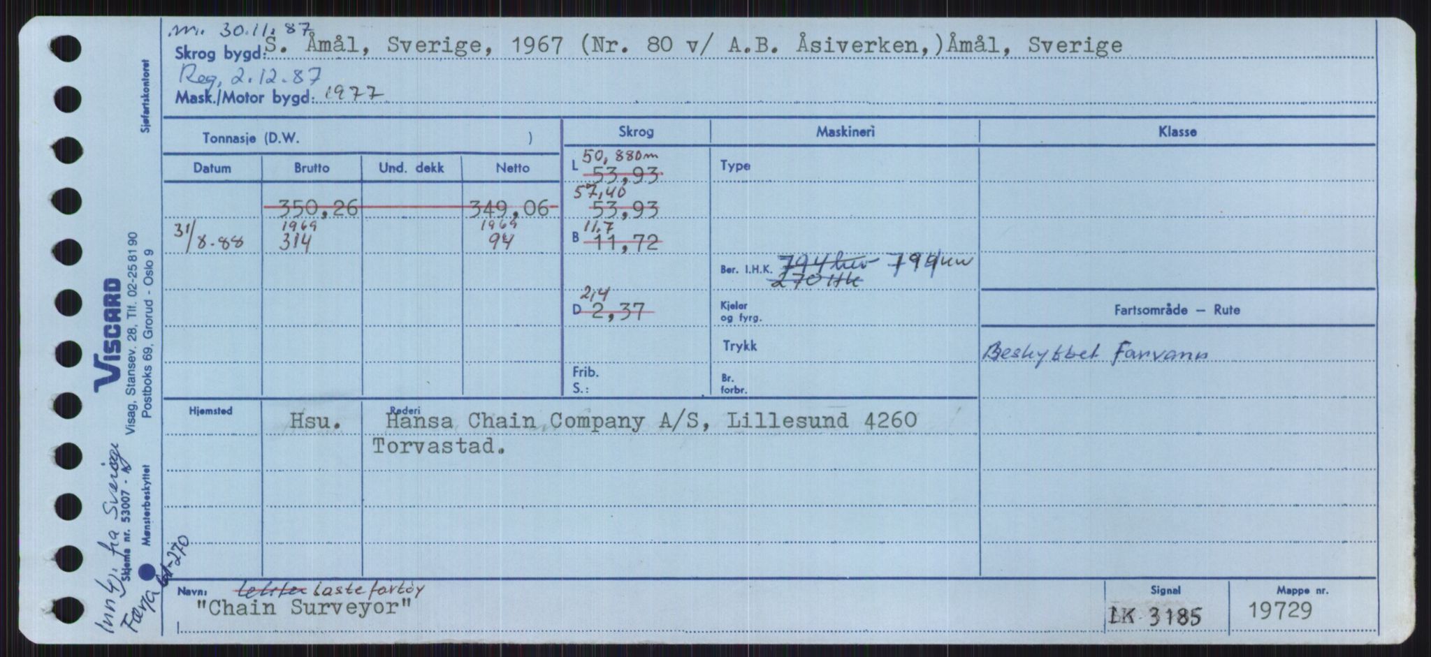 Sjøfartsdirektoratet med forløpere, Skipsmålingen, RA/S-1627/H/Ha/L0001/0002: Fartøy, A-Eig / Fartøy Bjør-Eig, p. 615