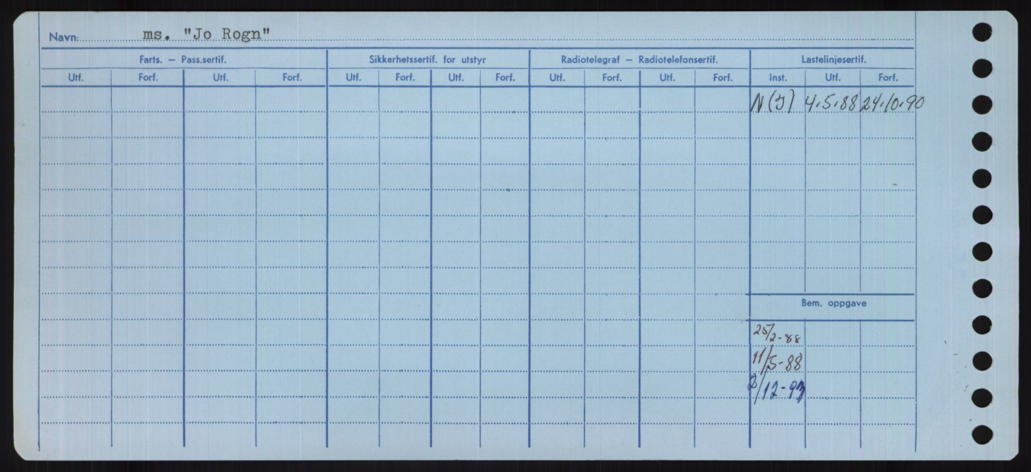 Sjøfartsdirektoratet med forløpere, Skipsmålingen, AV/RA-S-1627/H/Ha/L0003/0001: Fartøy, Hilm-Mar / Fartøy, Hilm-Kol, p. 498