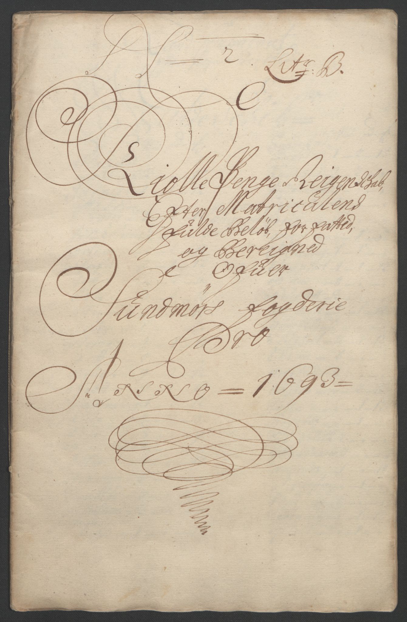 Rentekammeret inntil 1814, Reviderte regnskaper, Fogderegnskap, RA/EA-4092/R54/L3554: Fogderegnskap Sunnmøre, 1691-1693, p. 381