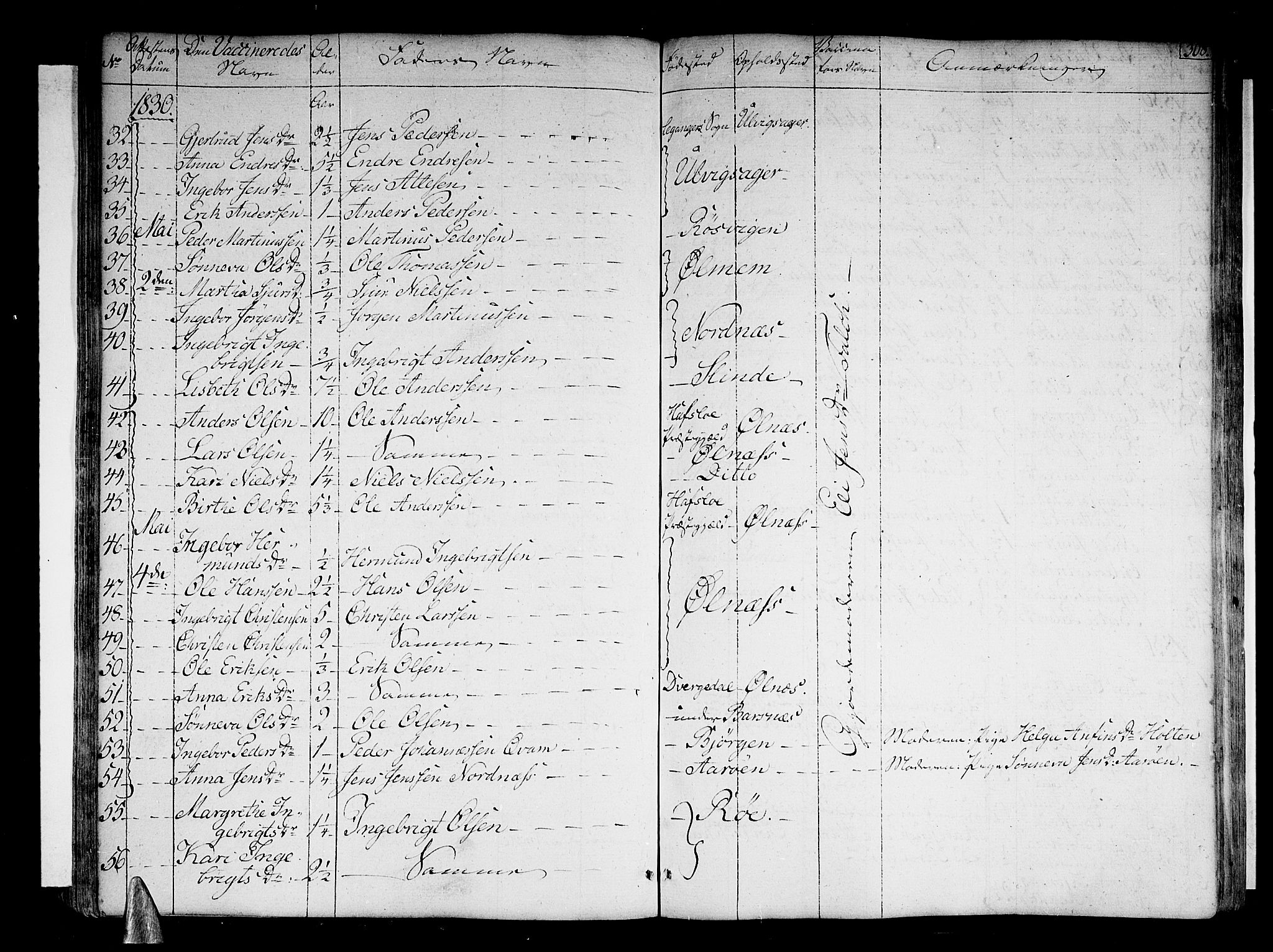 Sogndal sokneprestembete, AV/SAB-A-81301/H/Haa/Haaa/L0010: Parish register (official) no. A 10, 1821-1838, p. 308