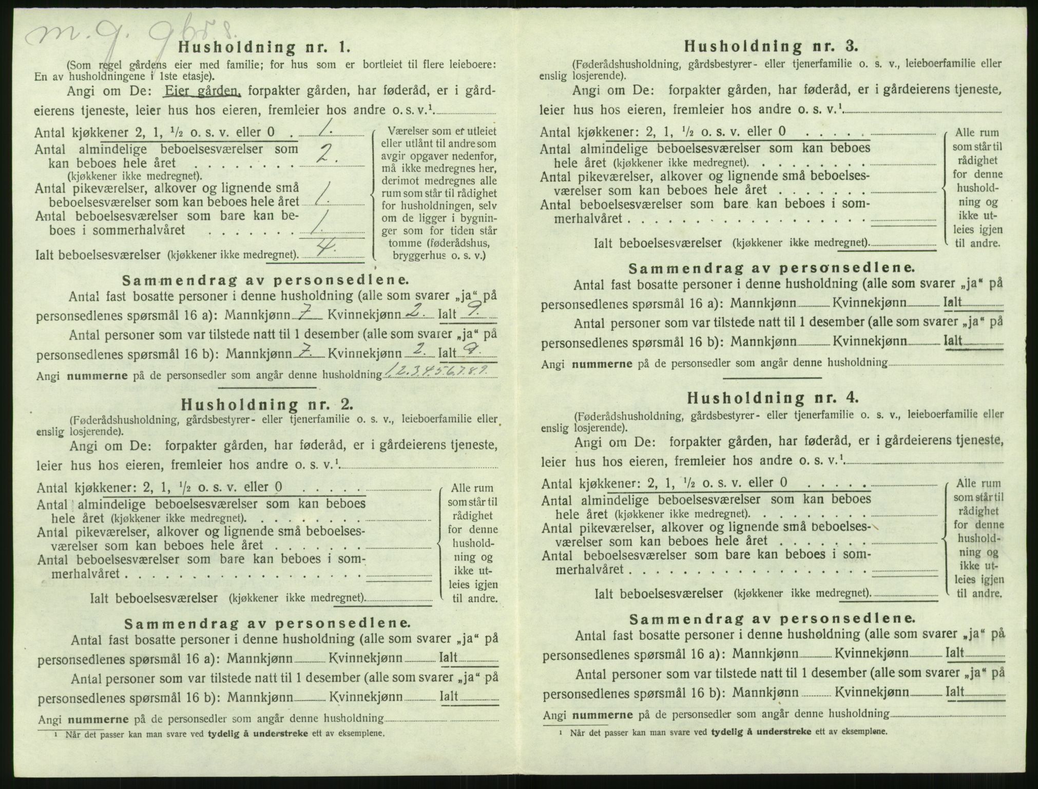 SAT, 1920 census for Herøy (MR), 1920, p. 464