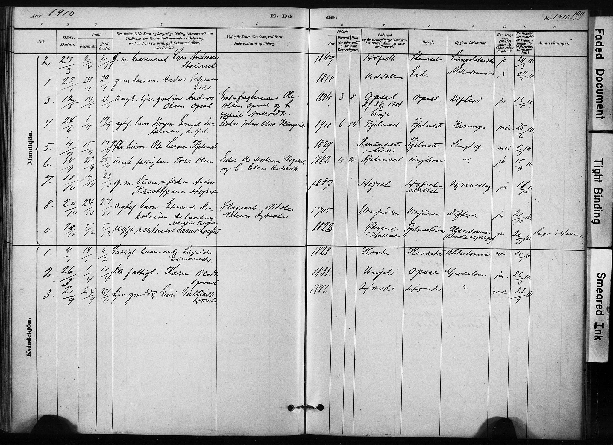 Ministerialprotokoller, klokkerbøker og fødselsregistre - Sør-Trøndelag, SAT/A-1456/631/L0512: Parish register (official) no. 631A01, 1879-1912, p. 199