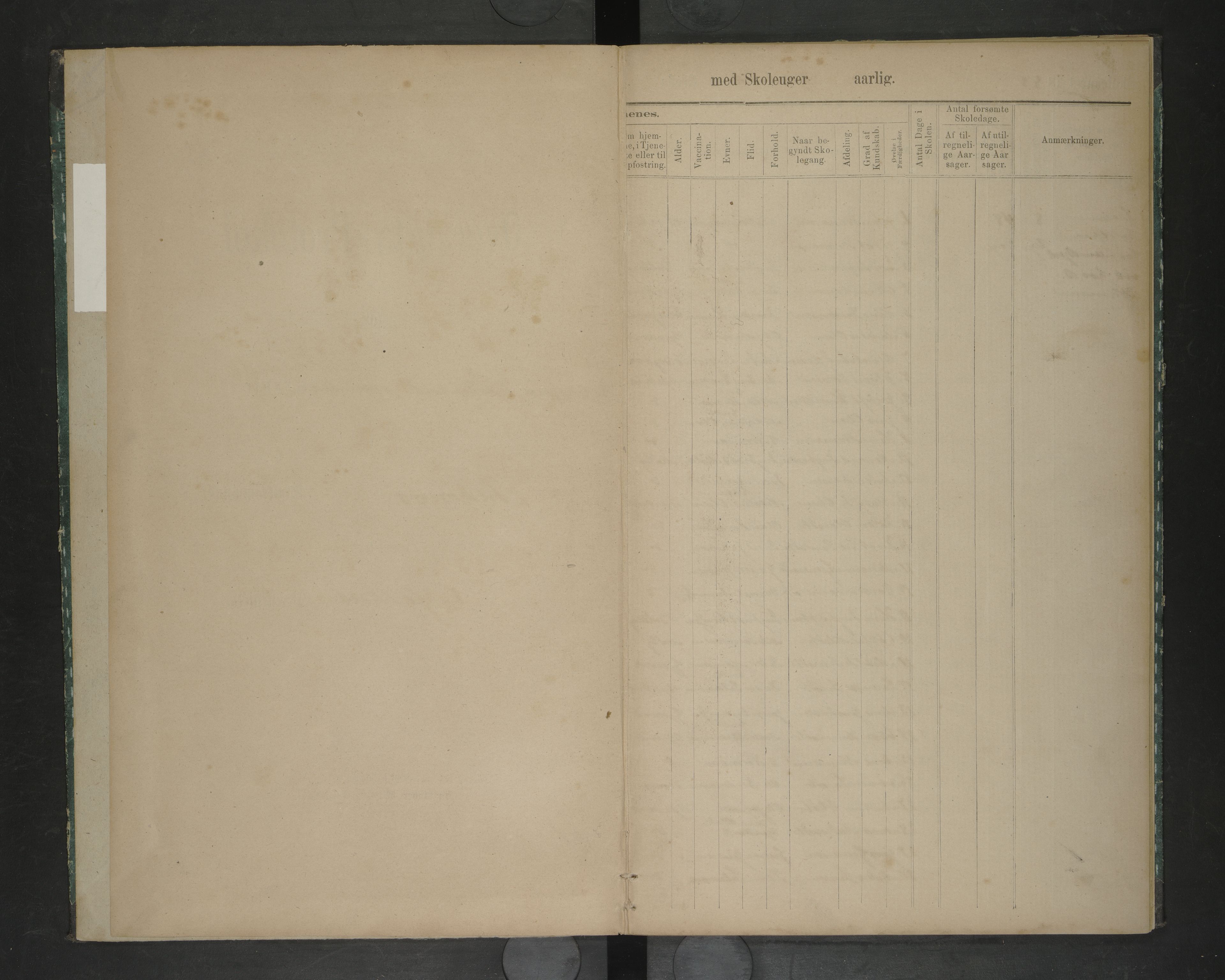 Ankenes kommune.Ymse skolekretser, AIN/K-18550.510.01/F/Fc/L0001: Oversiktsprotokoll:Bakkejord/Bjerkvik/Harjangen, 1888-1889