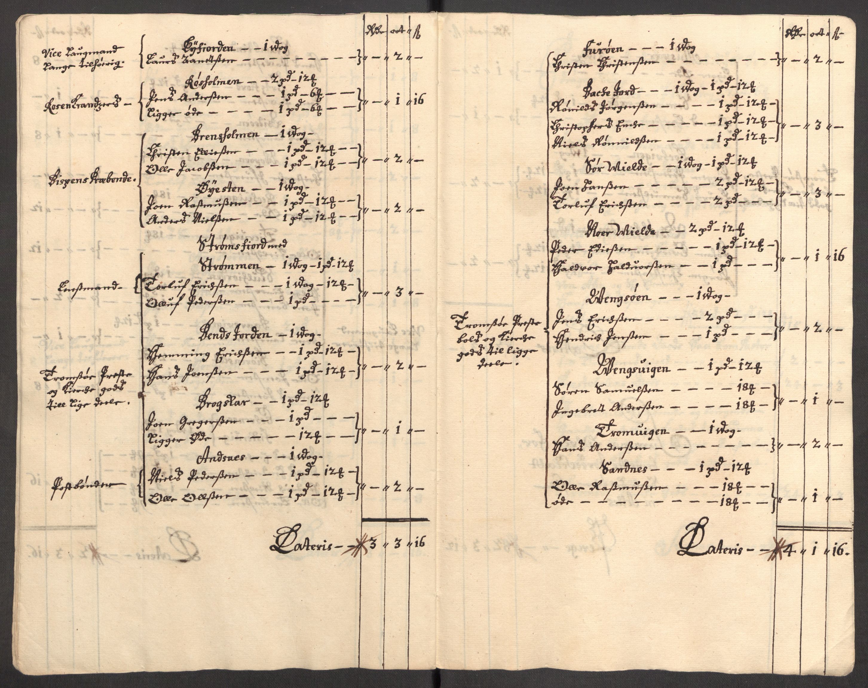 Rentekammeret inntil 1814, Reviderte regnskaper, Fogderegnskap, AV/RA-EA-4092/R68/L4756: Fogderegnskap Senja og Troms, 1705-1707, p. 143