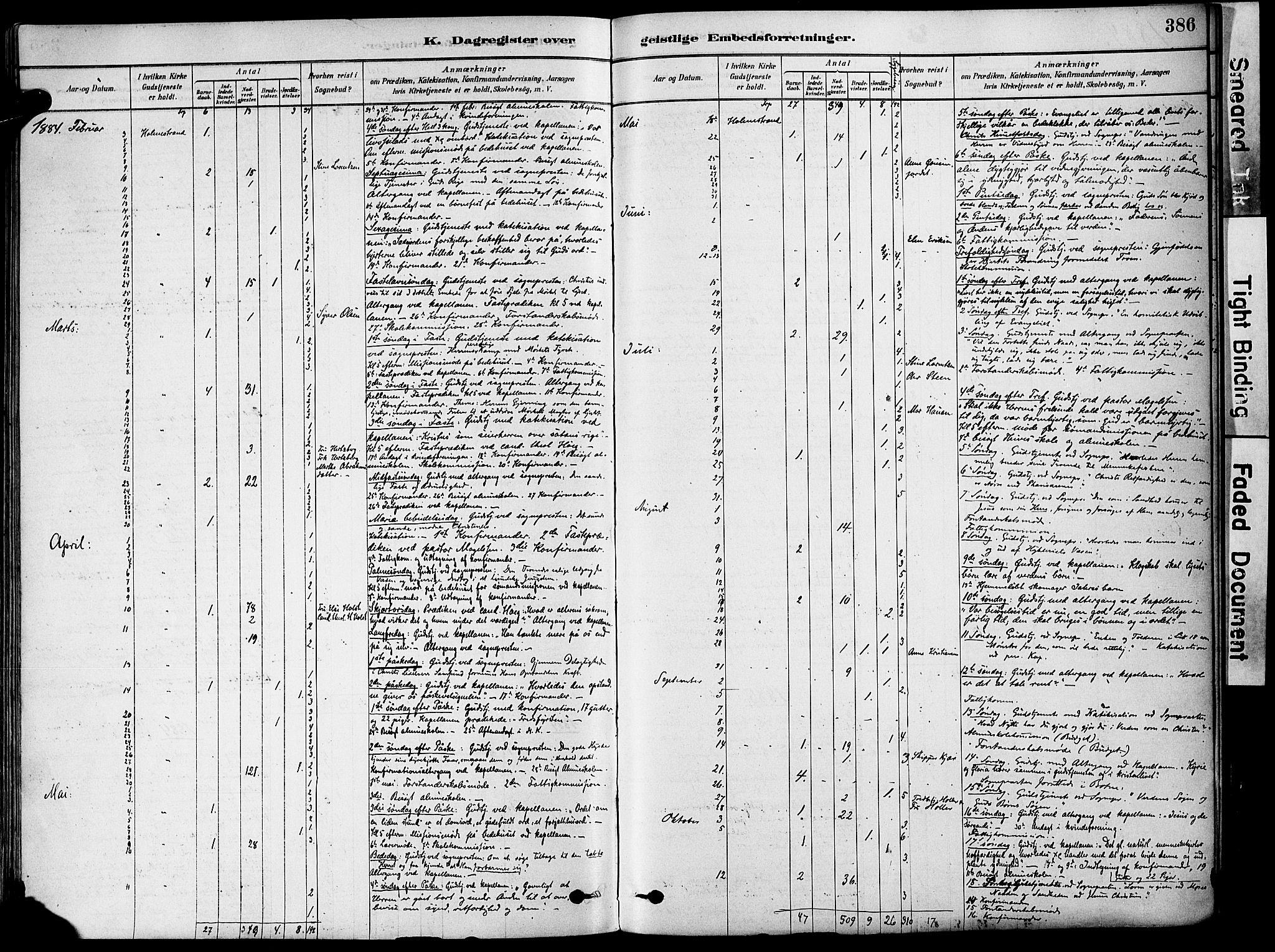 Holmestrand kirkebøker, AV/SAKO-A-346/F/Fa/L0004: Parish register (official) no. 4, 1880-1901, p. 386