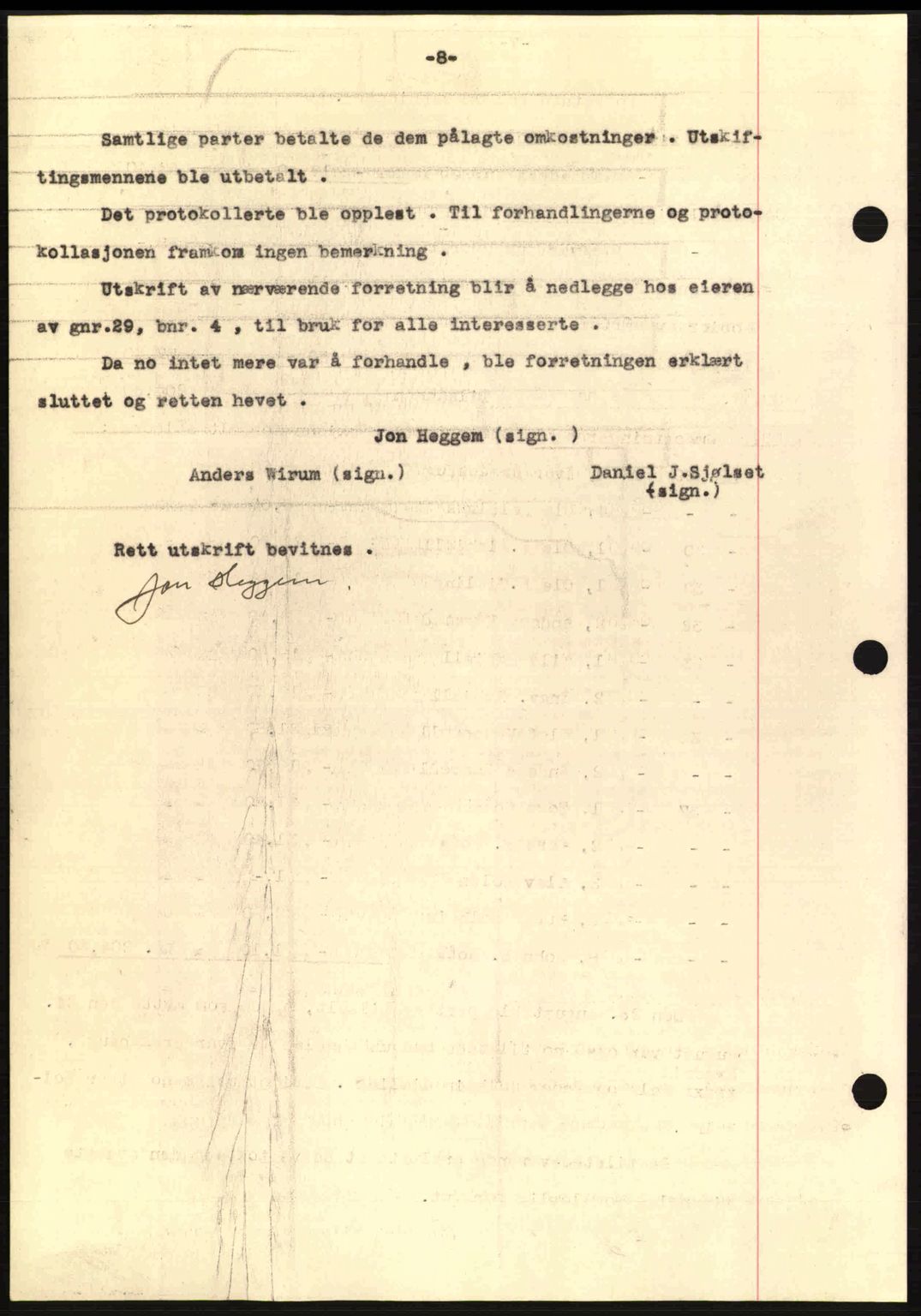 Nordmøre sorenskriveri, AV/SAT-A-4132/1/2/2Ca: Mortgage book no. A97, 1944-1944, Diary no: : 618/1944