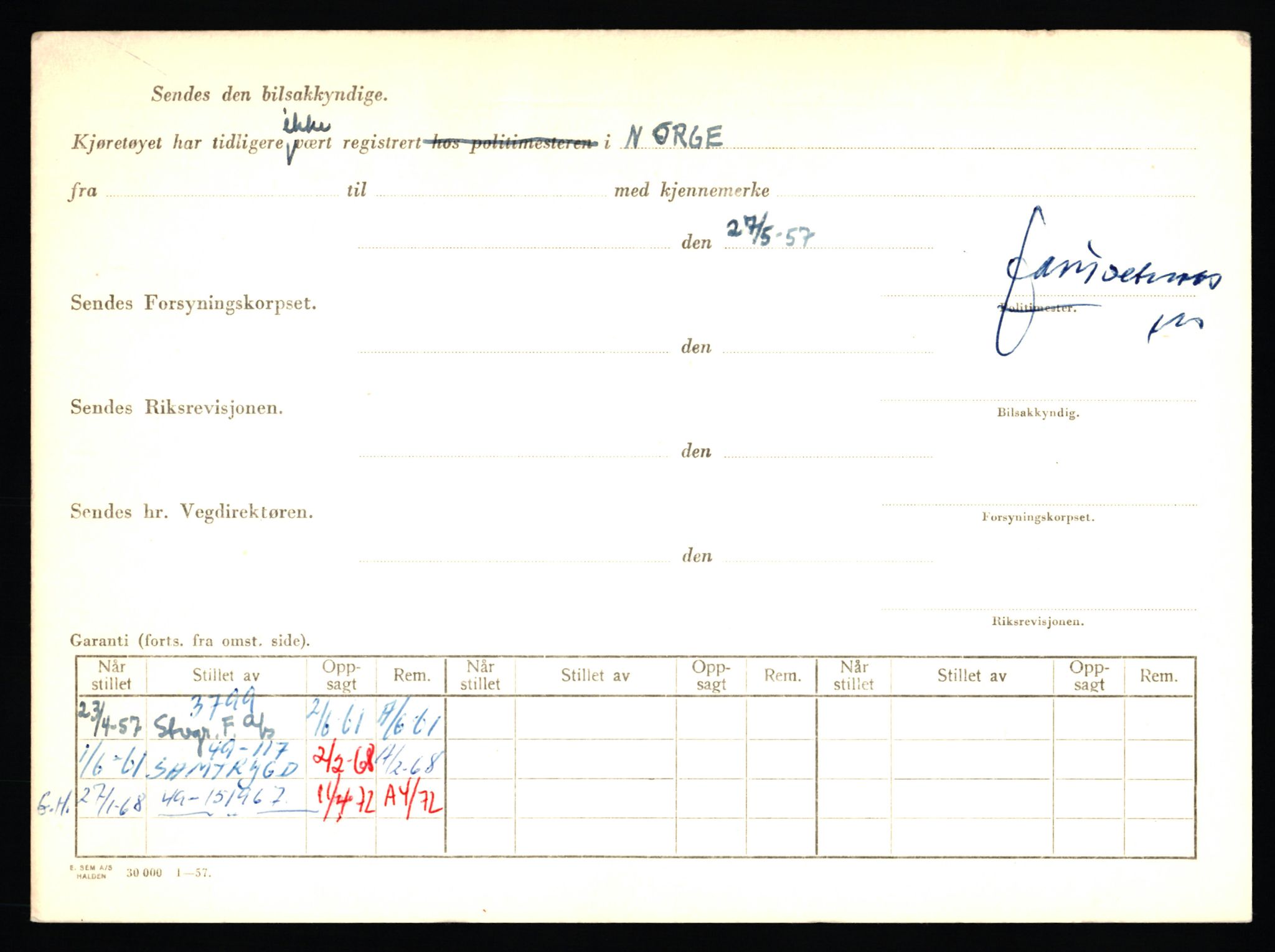 Stavanger trafikkstasjon, AV/SAST-A-101942/0/F/L0013: L-4700 - L-5079, 1930-1971, p. 22