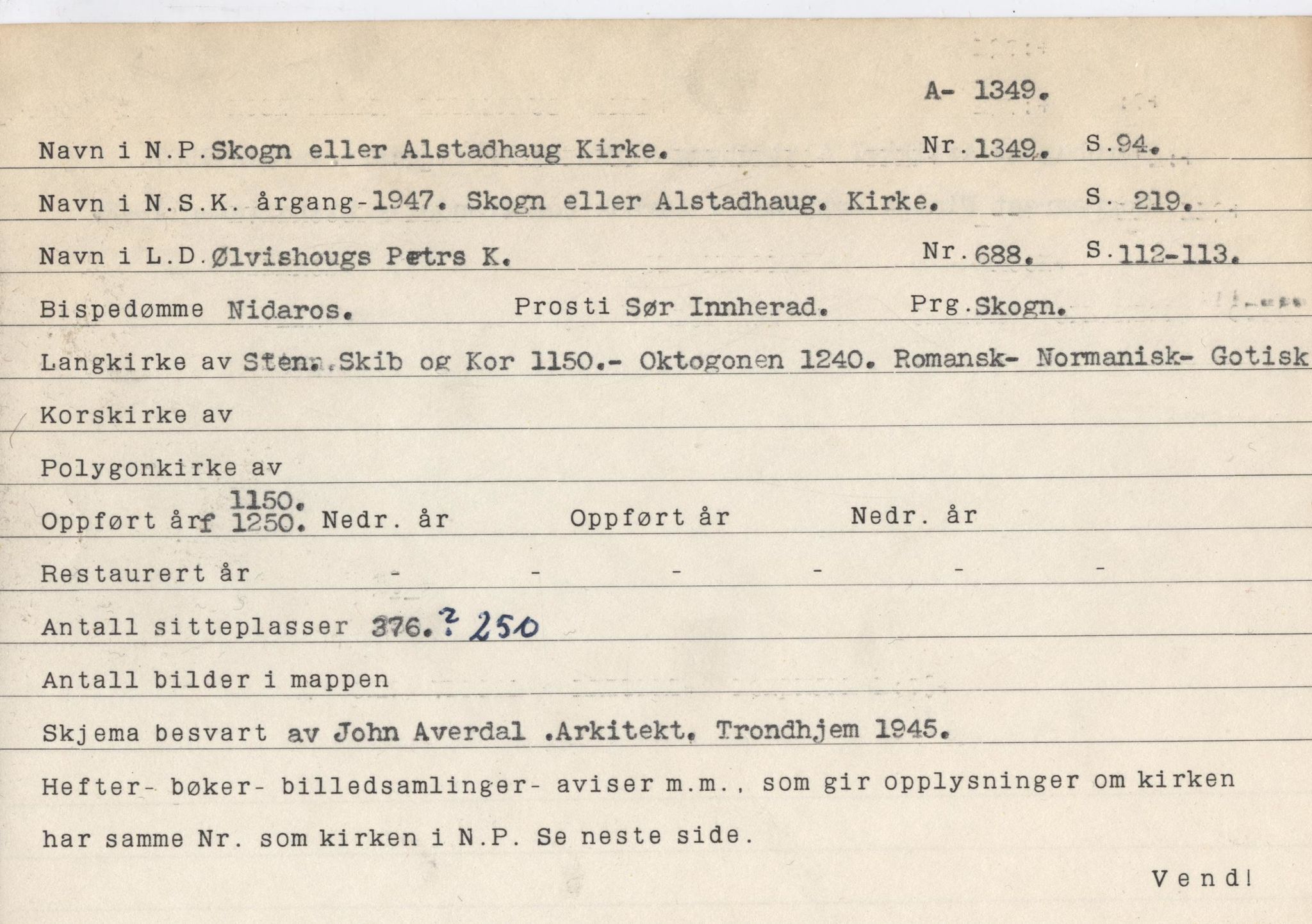 Pa 774 - Falch, Søren, VEMU/A-1897/C/L0003: S - Å, 1945-1950
