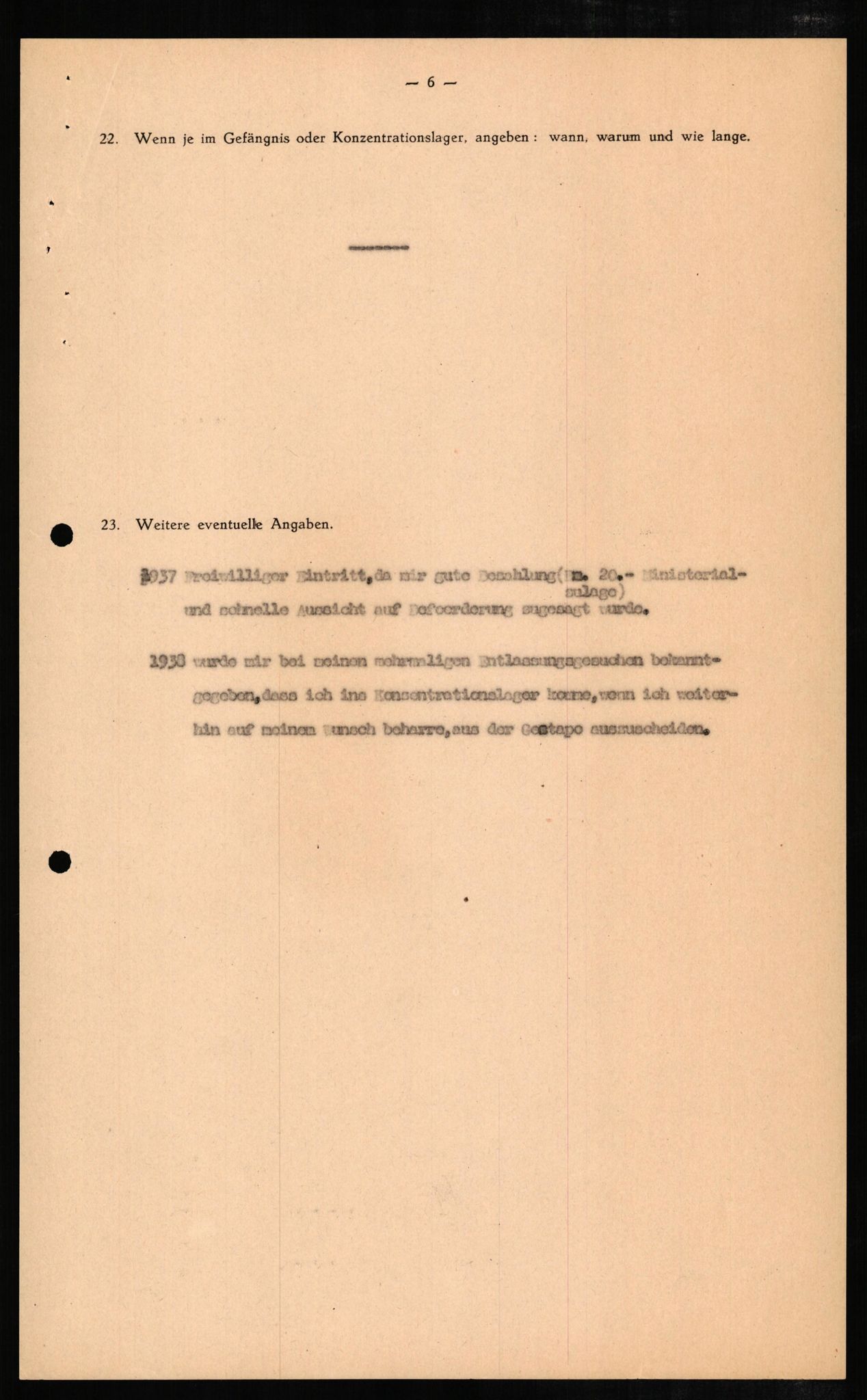 Forsvaret, Forsvarets overkommando II, AV/RA-RAFA-3915/D/Db/L0006: CI Questionaires. Tyske okkupasjonsstyrker i Norge. Tyskere., 1945-1946, p. 113