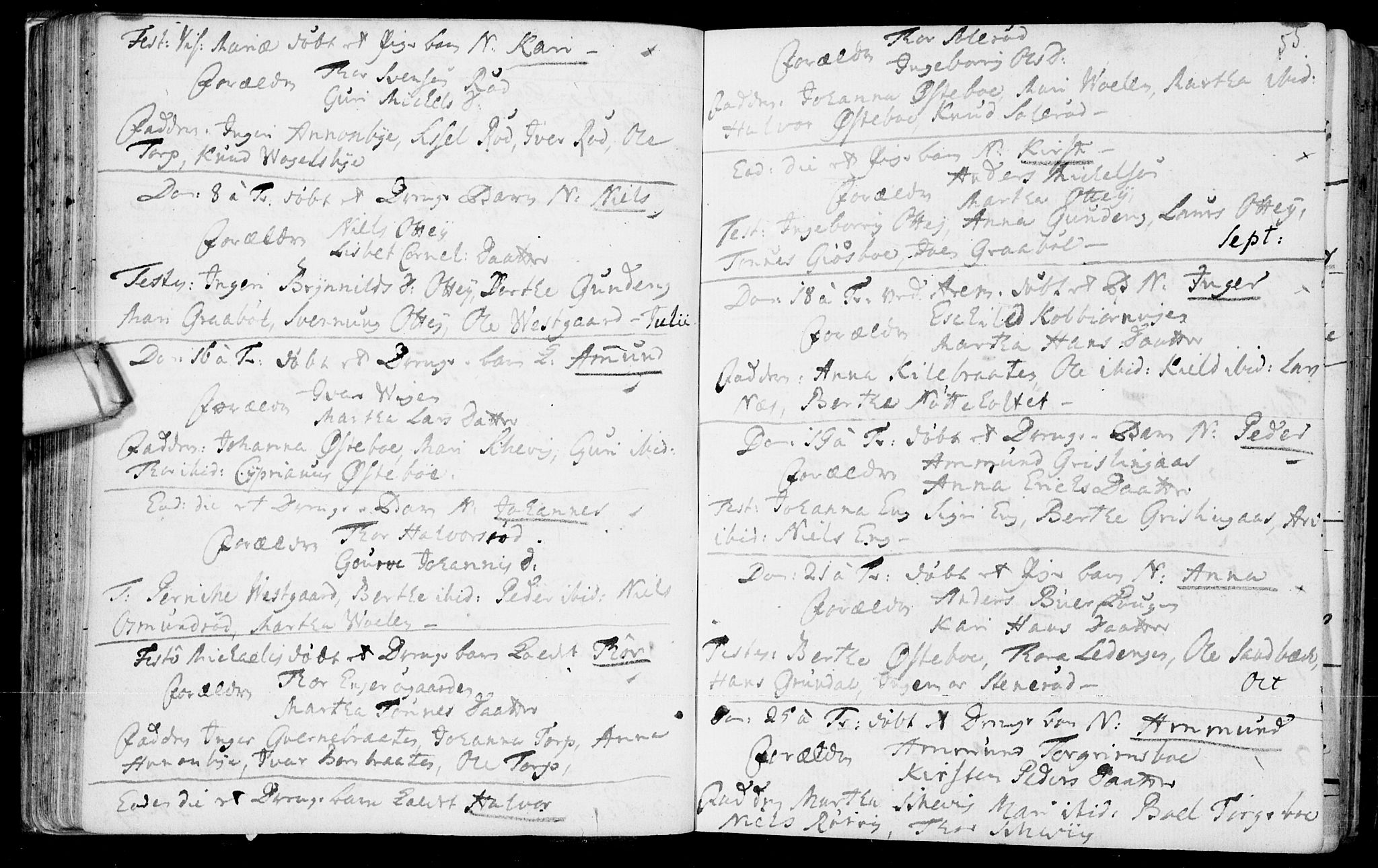 Aremark prestekontor Kirkebøker, AV/SAO-A-10899/F/Fb/L0002: Parish register (official) no.  II 2, 1745-1795, p. 55