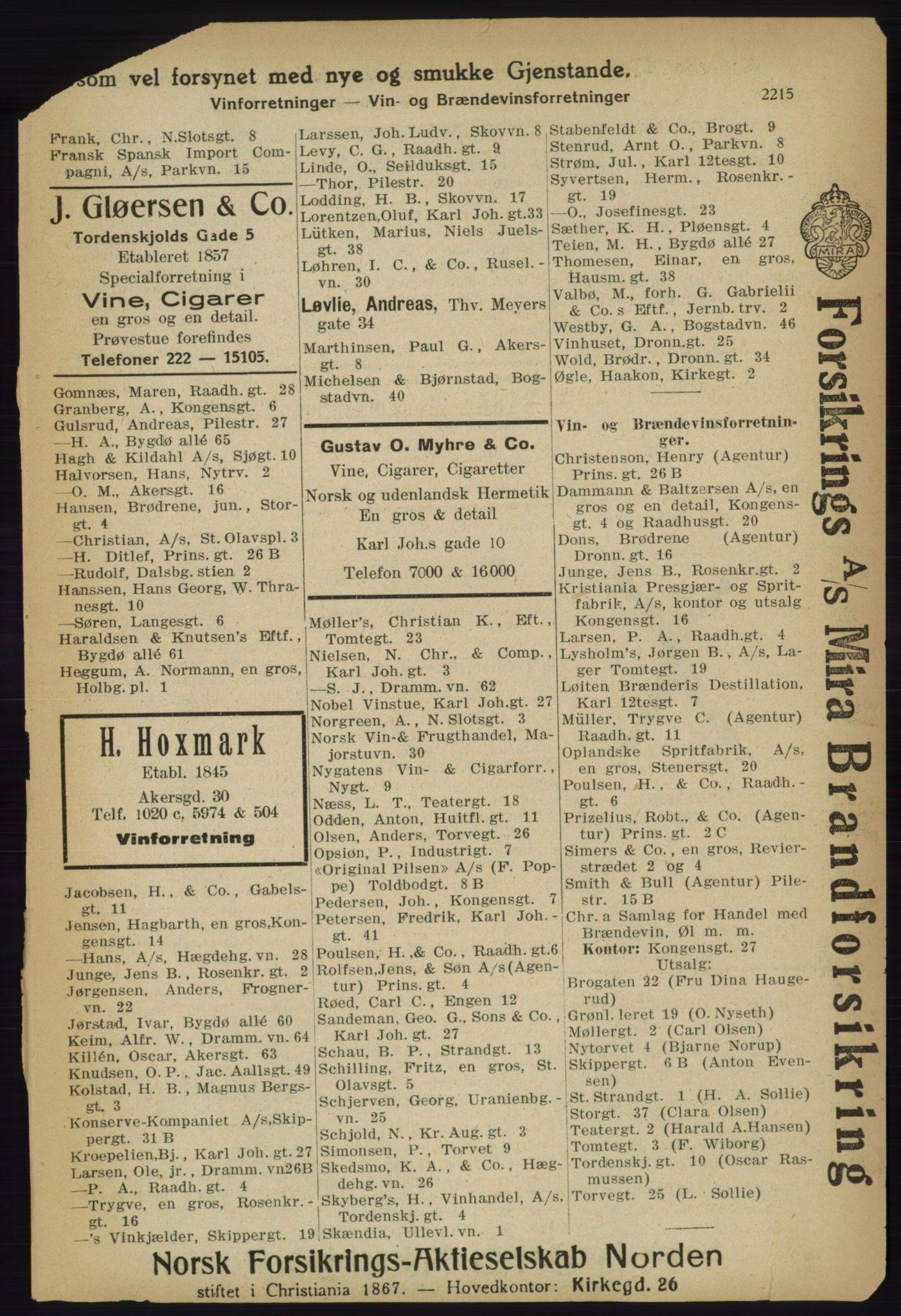 Kristiania/Oslo adressebok, PUBL/-, 1918, p. 2368